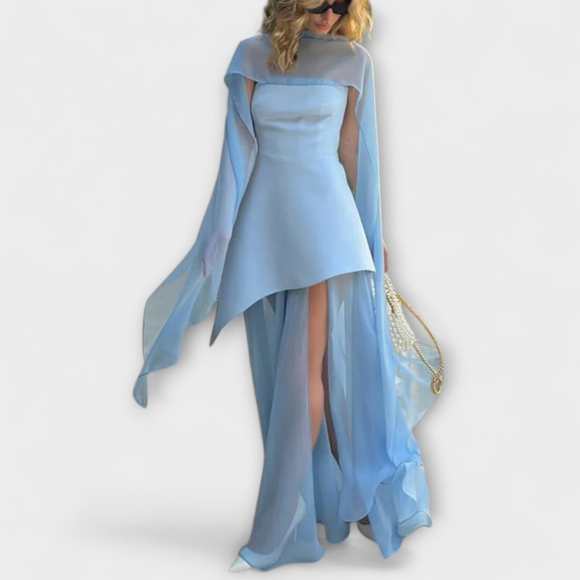 גולדי - שמלת מקסי משי