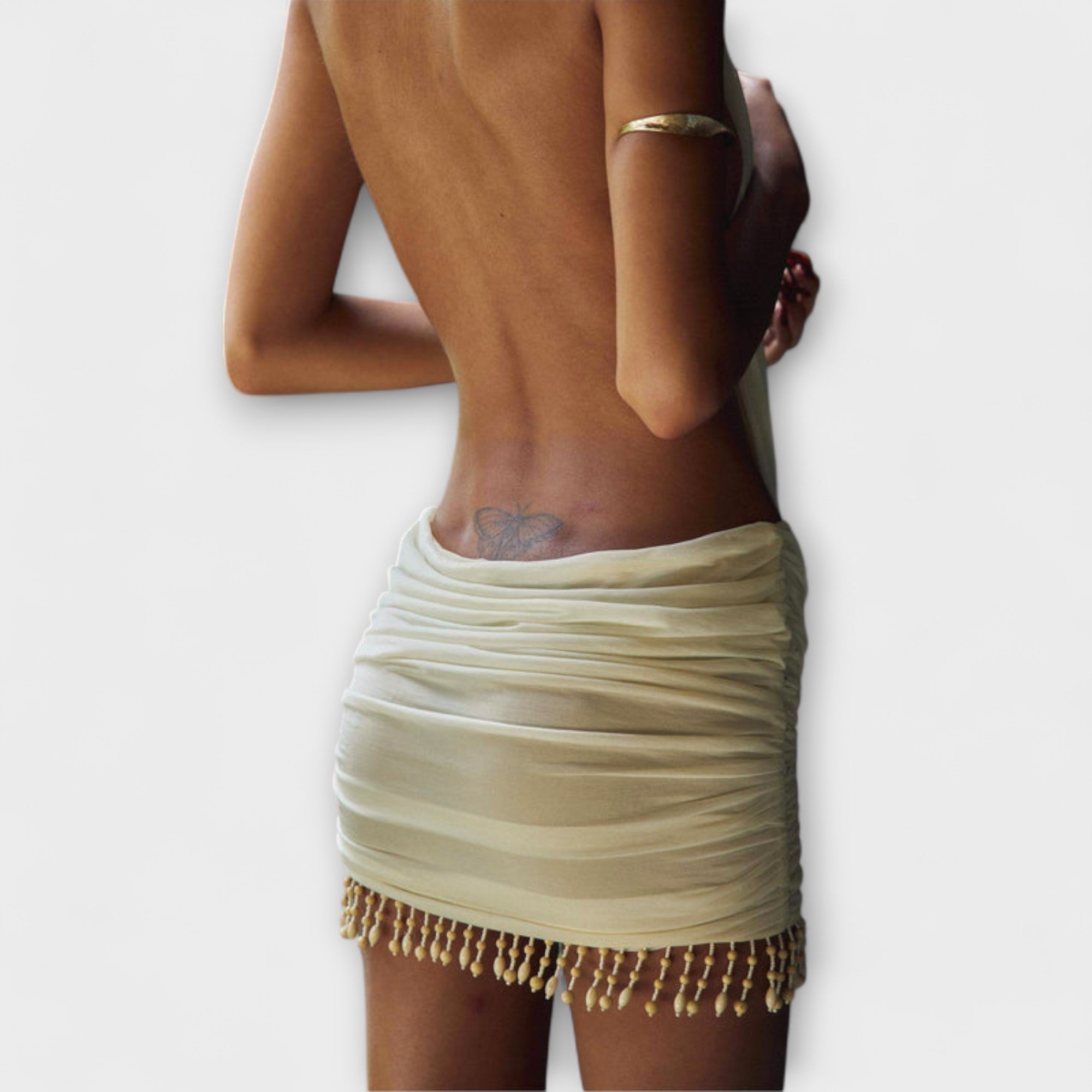 קיילי - שמלת מיני מבד רך כמו חמאה