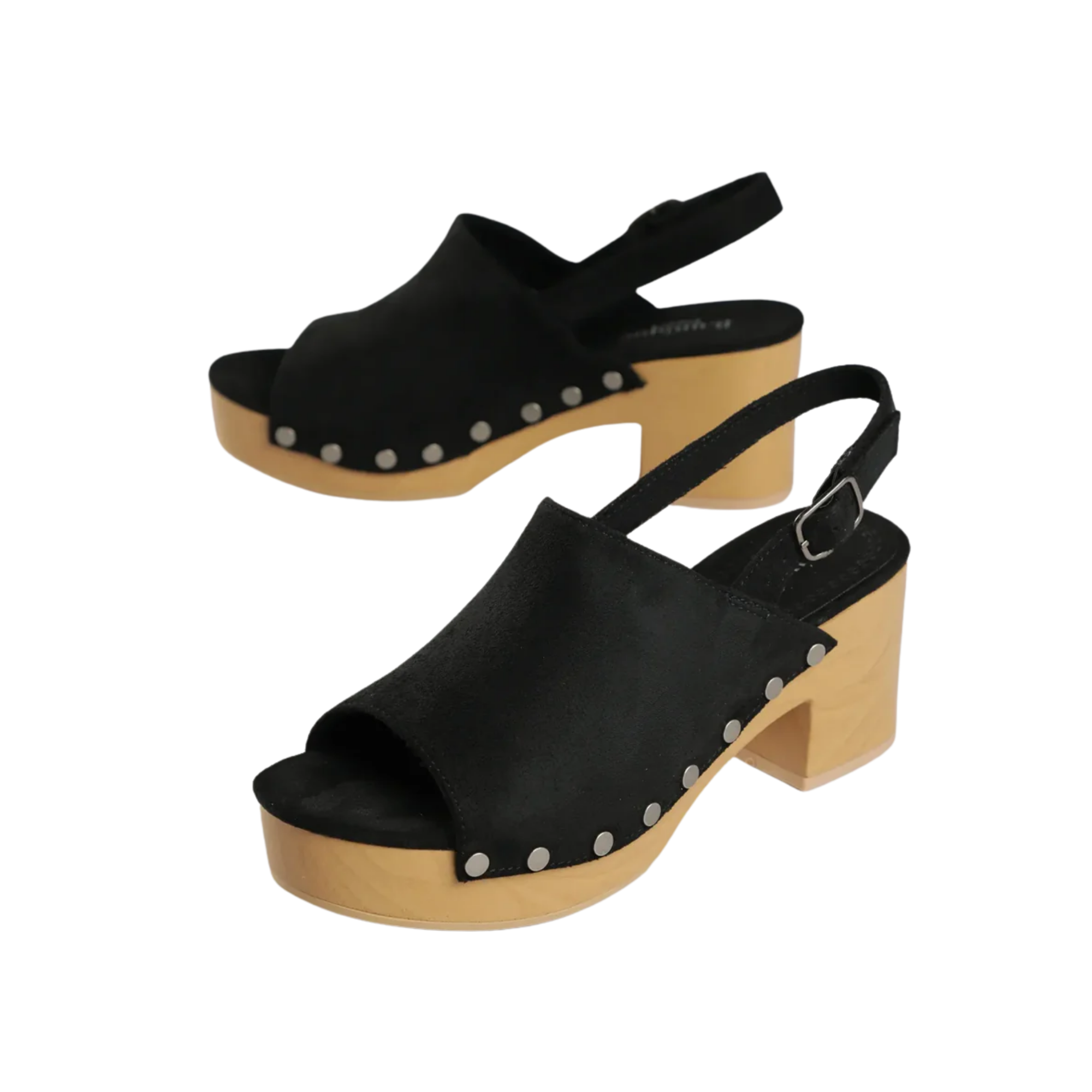 מוריה | סנדלי עקב מעוטרים בניטים