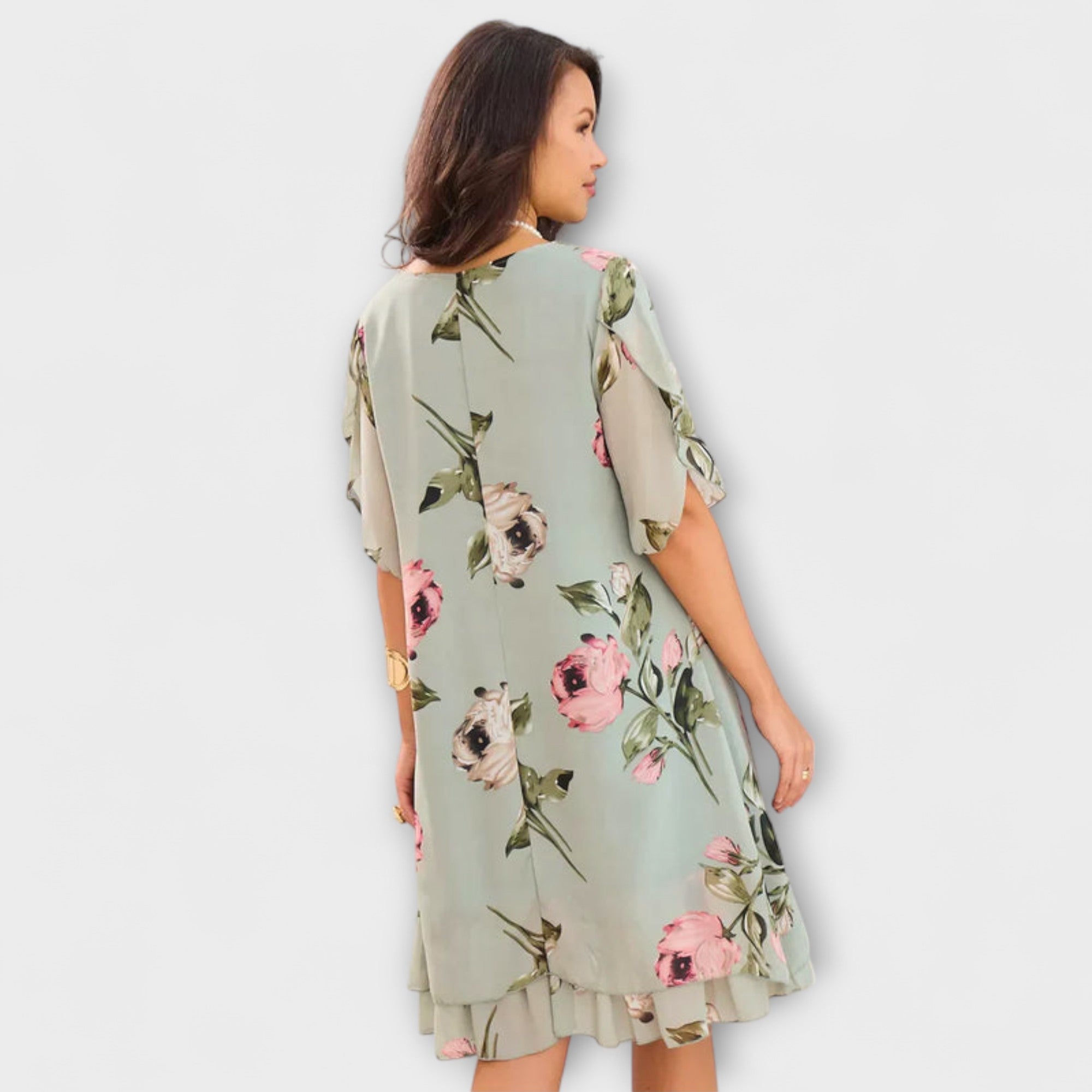 מלין - שמלת שיפון אלגנטית