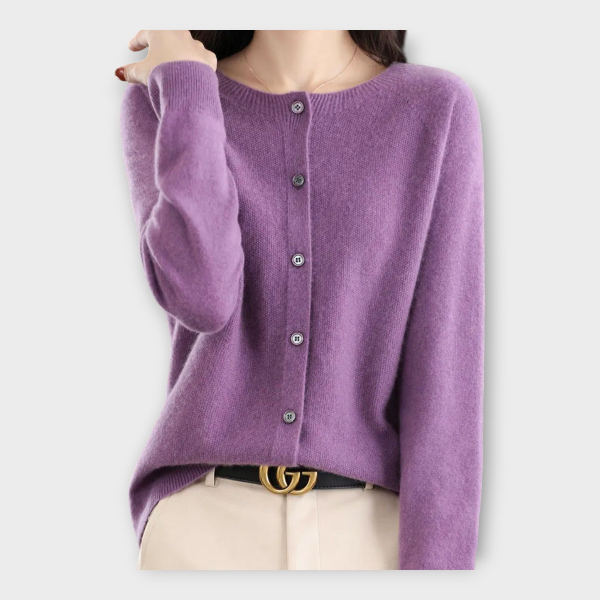 ז'קט אלגנטי עם כפתורים