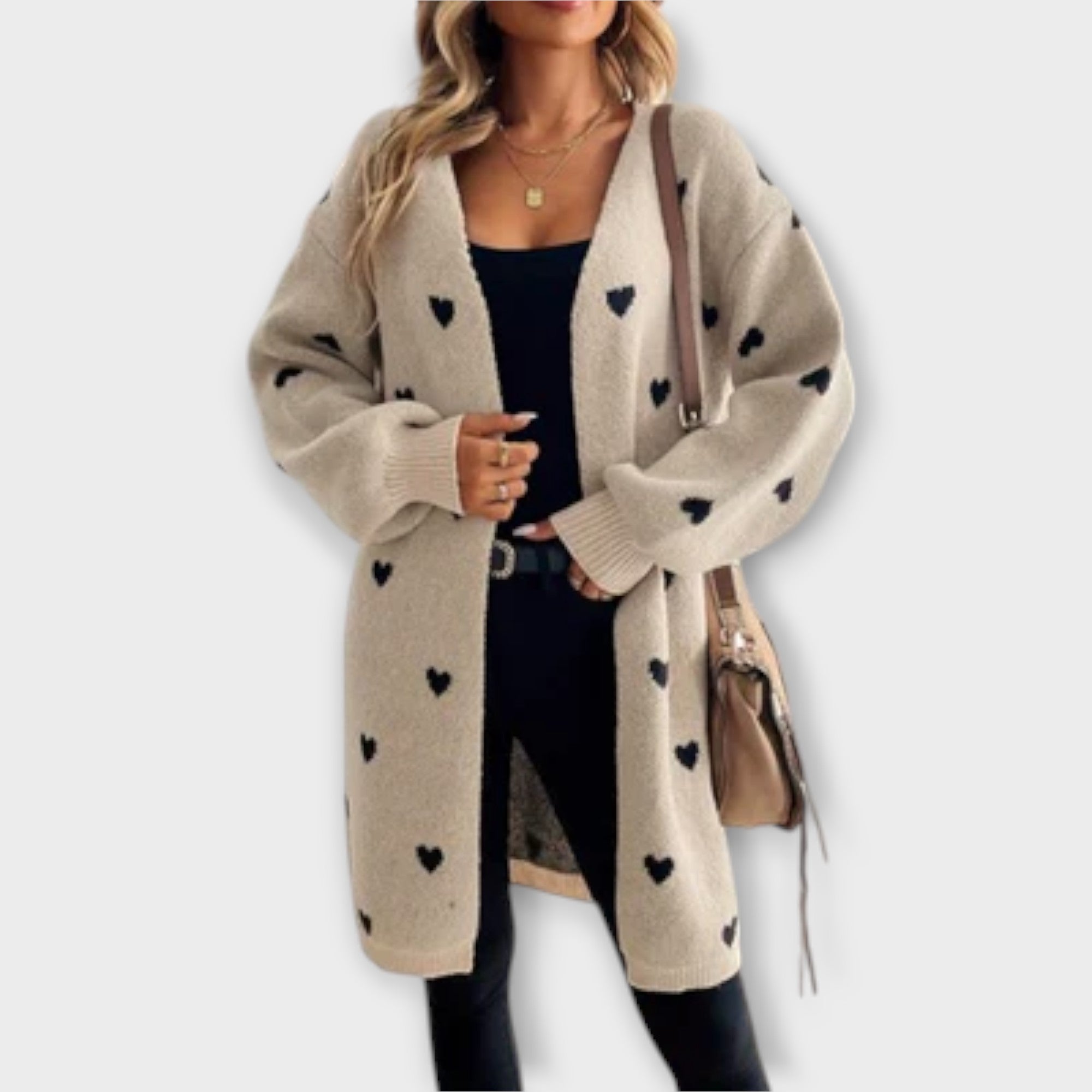 ג'וליה - קרדיגן בעיצוב לבבות