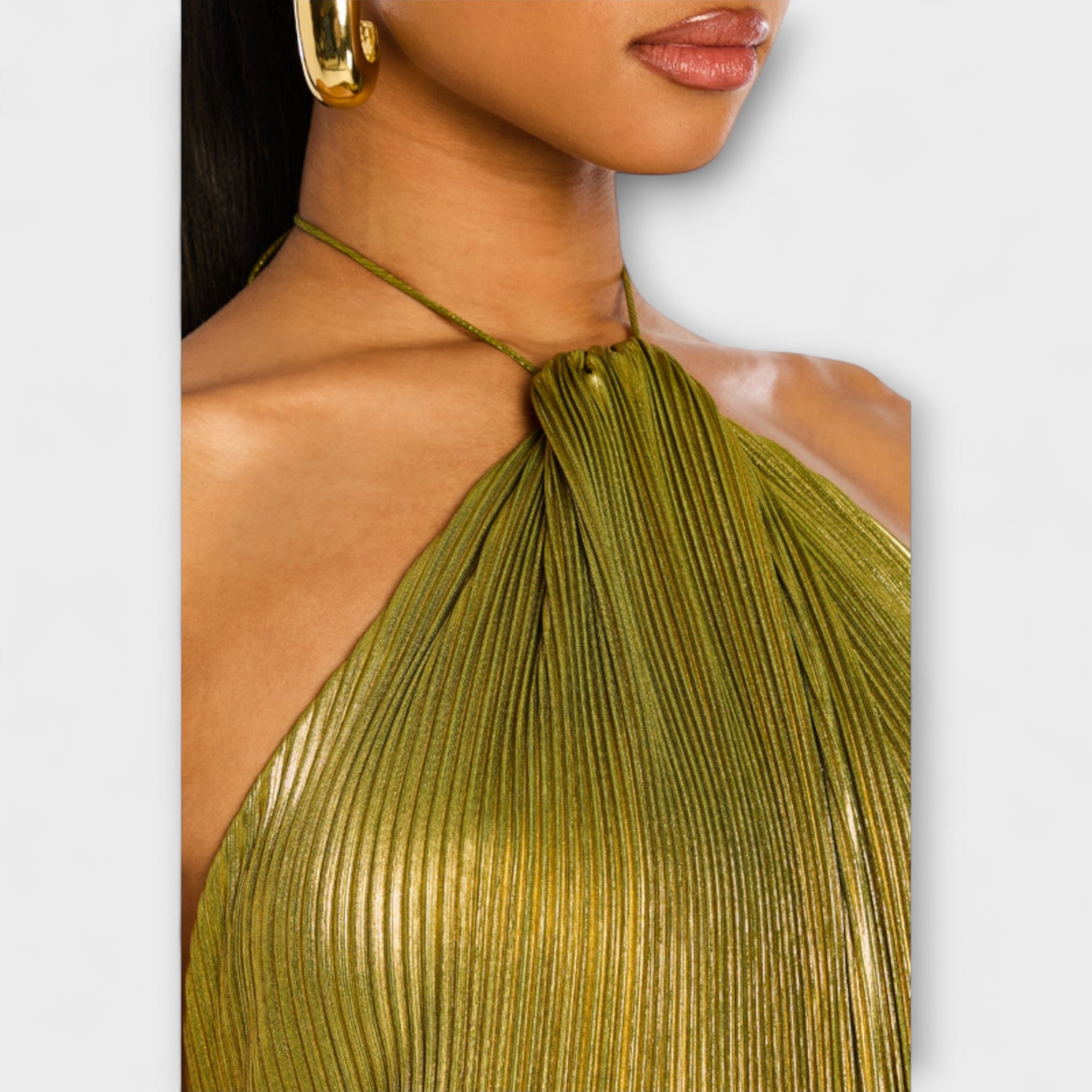 אמה - שמלת הלטר עם גב פתוח