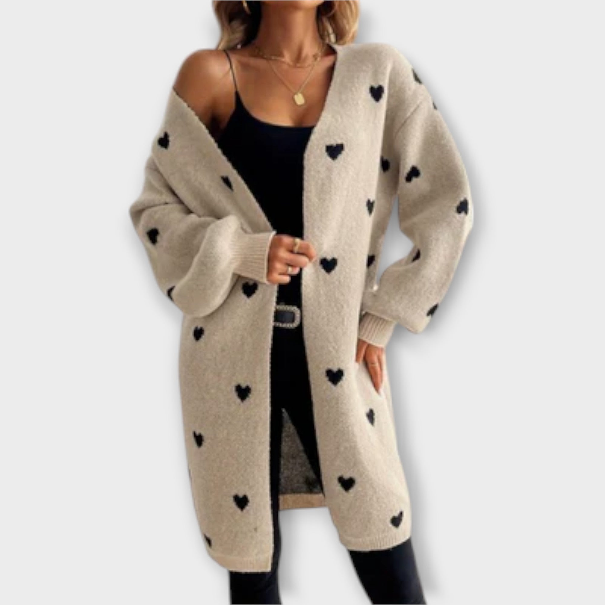 ג'וליה - קרדיגן בעיצוב לבבות