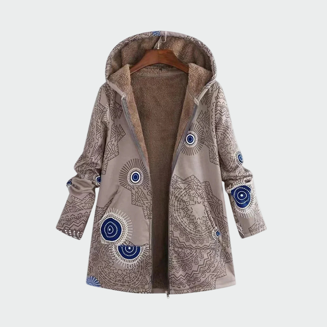 חולצת פוטר חמה ורכה עם כובע