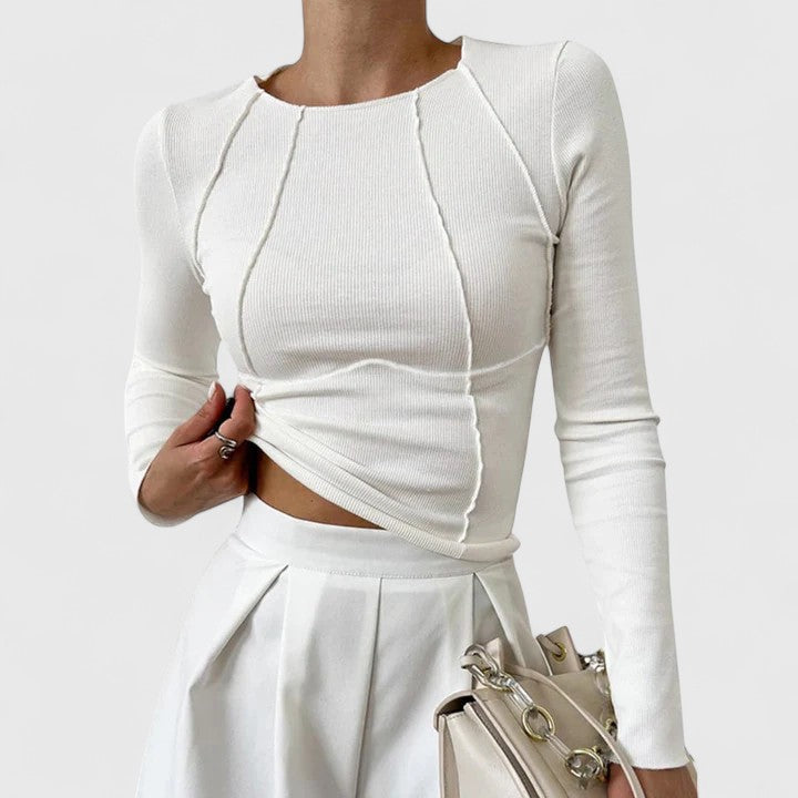 רוזמינדה - חולצת טי ארוכה נוחה