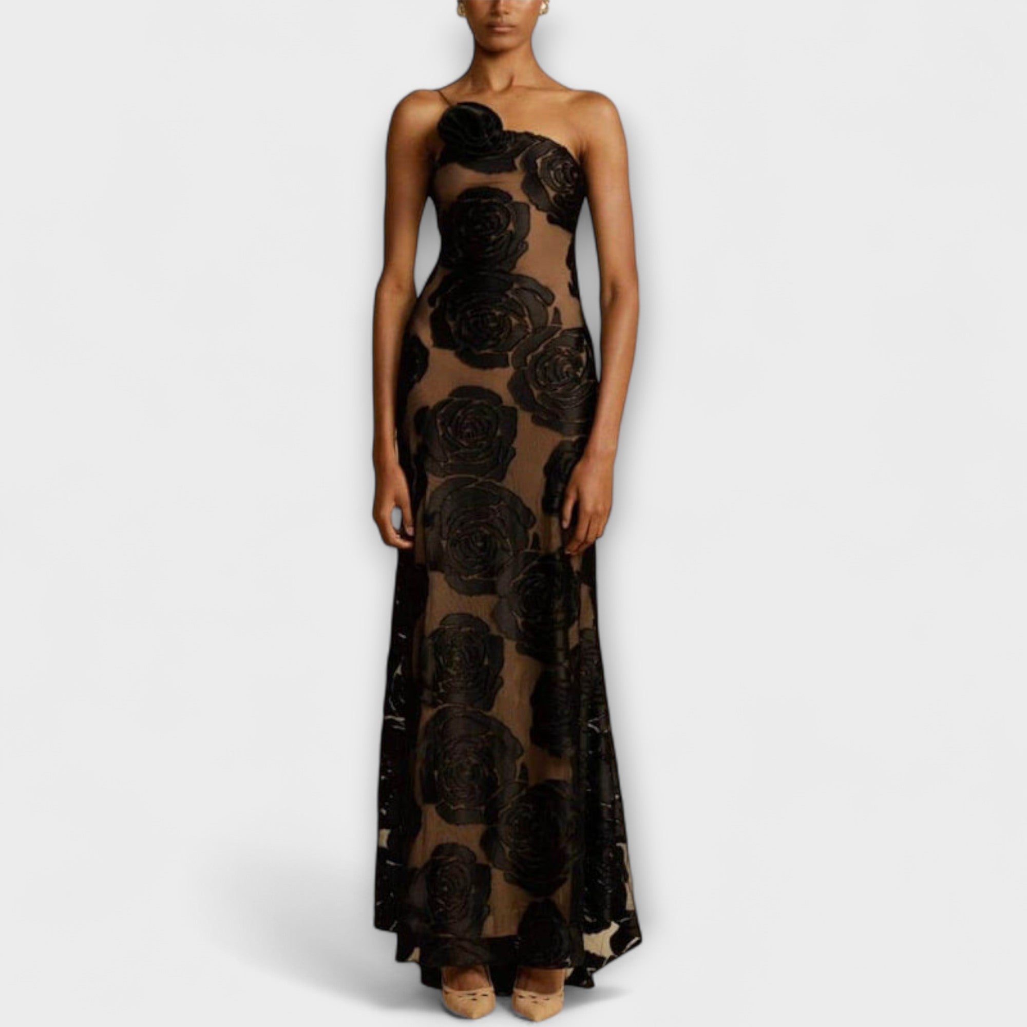 שרה - שמלת מקסי פרחונית