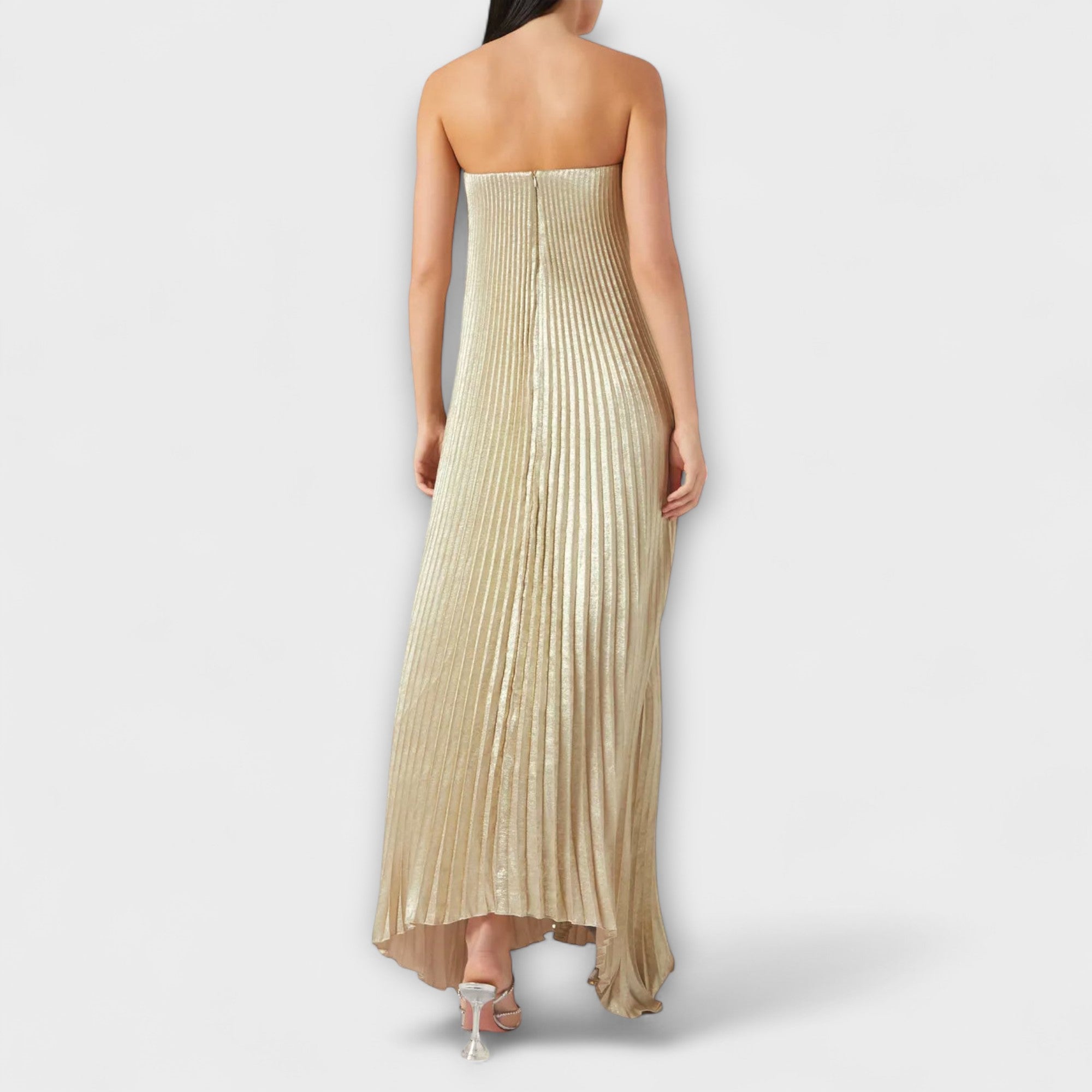 מישל - שמלת מקסי מתוקה בפרחוני כתום