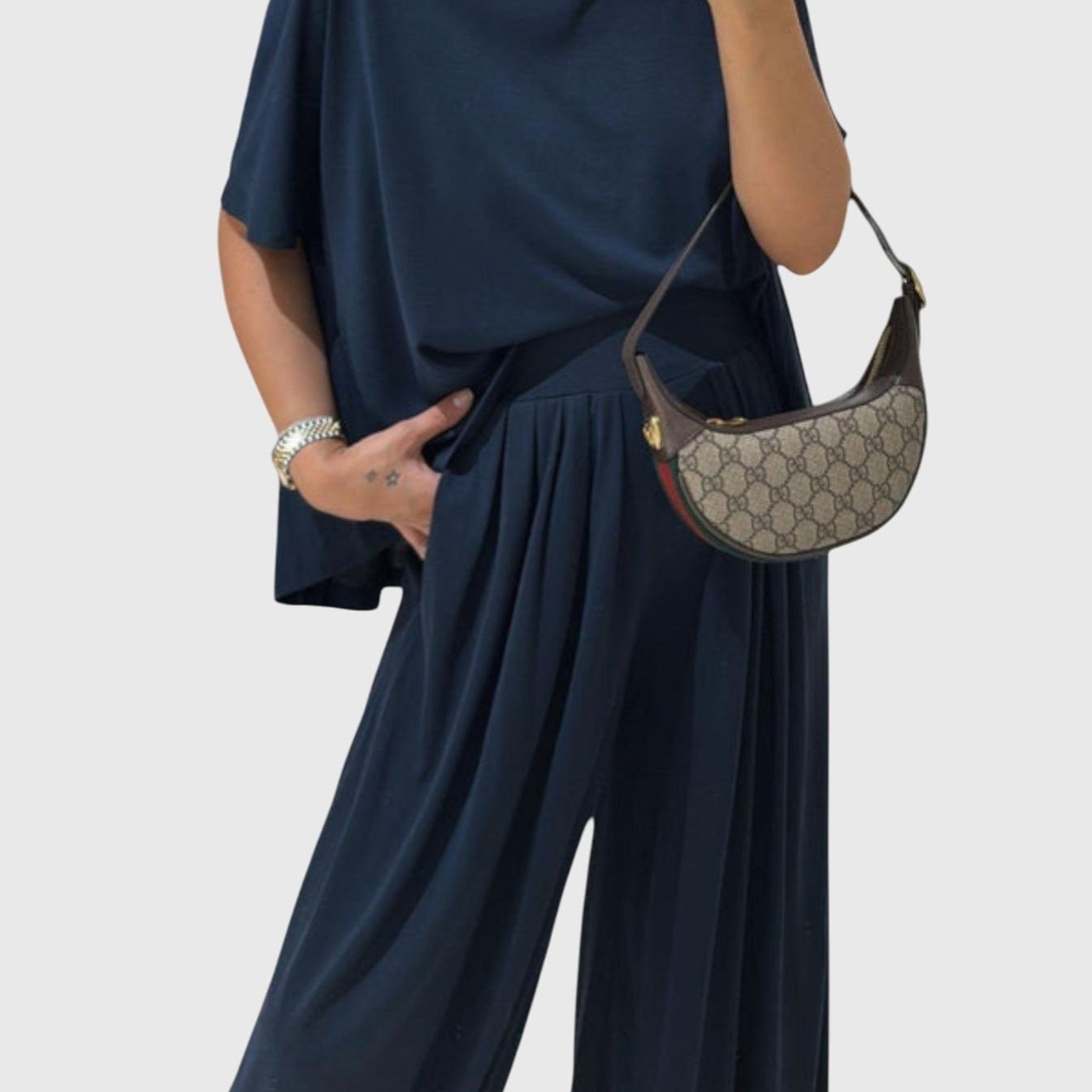 סט קז'ואל אפור עדן