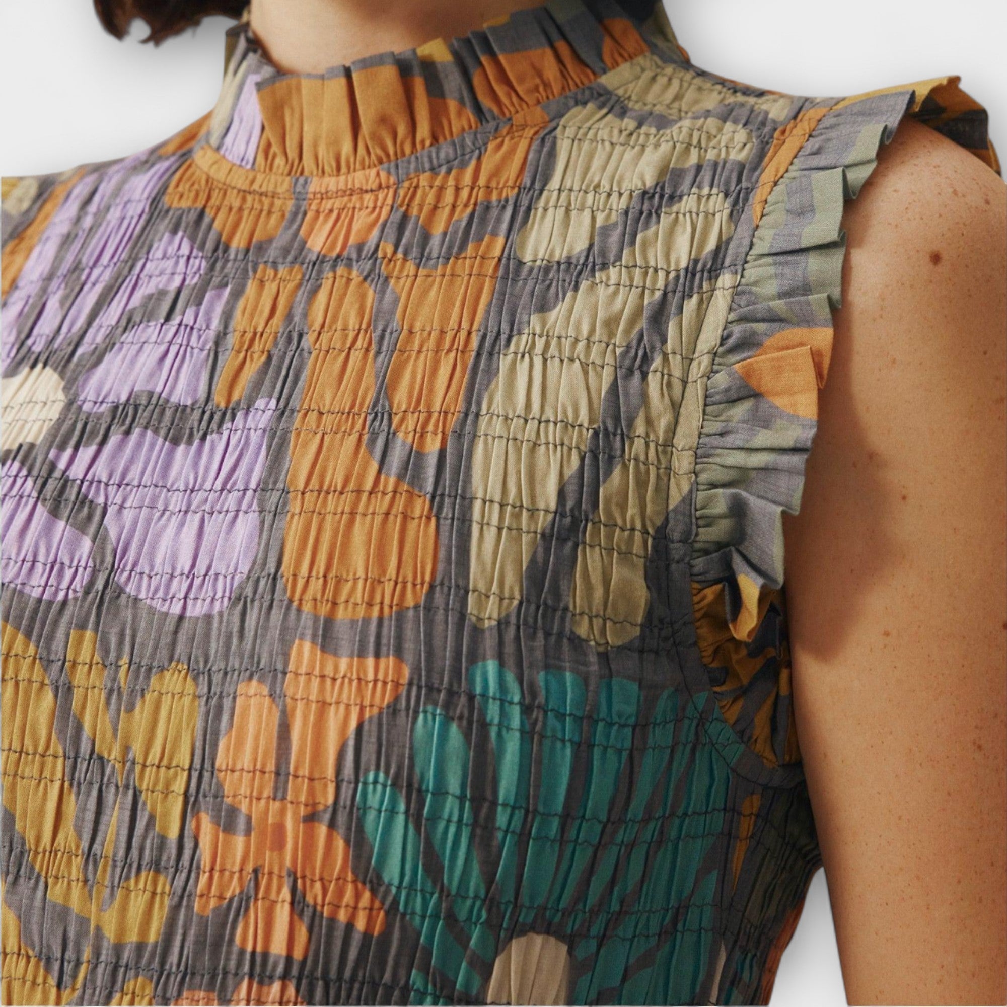 שמלות מידי בוטניות רב צבעוניות