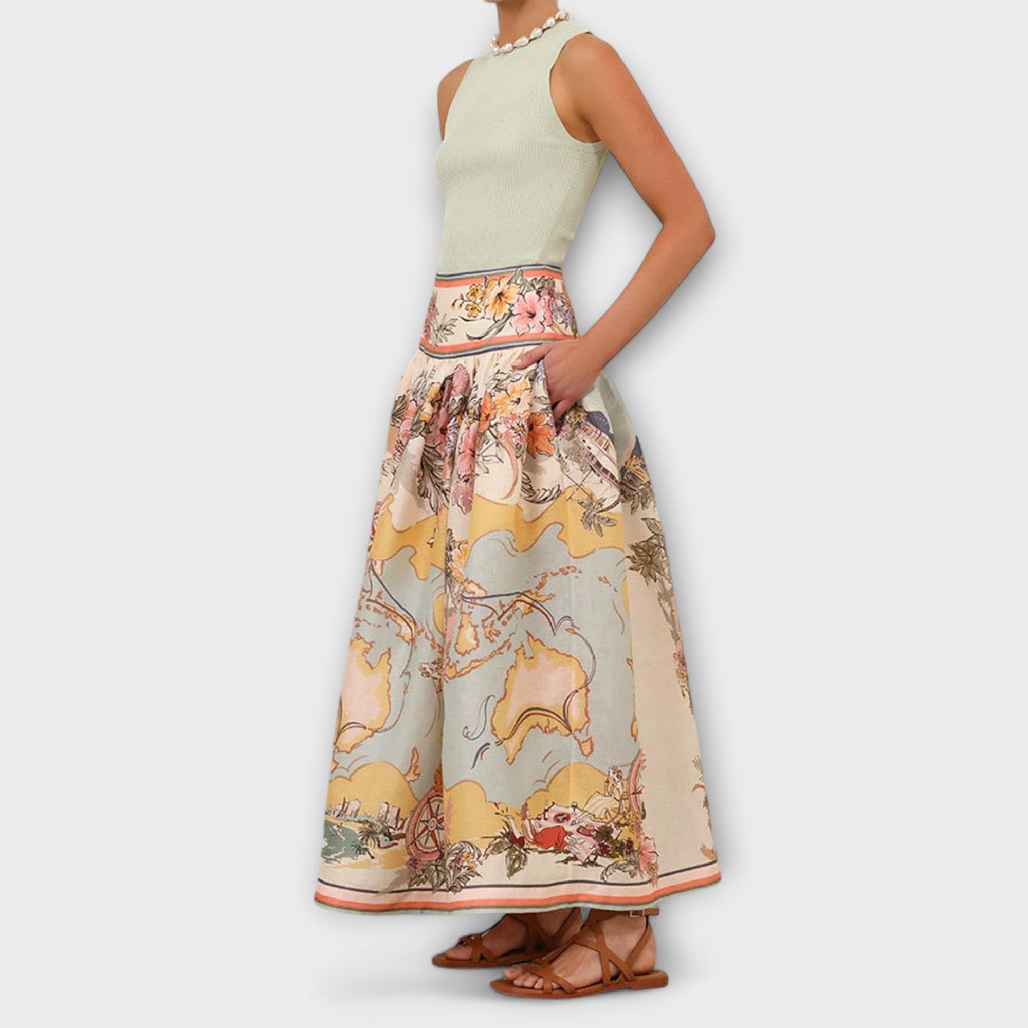 מלינה – חצאית מידי אלגנטית לנשים