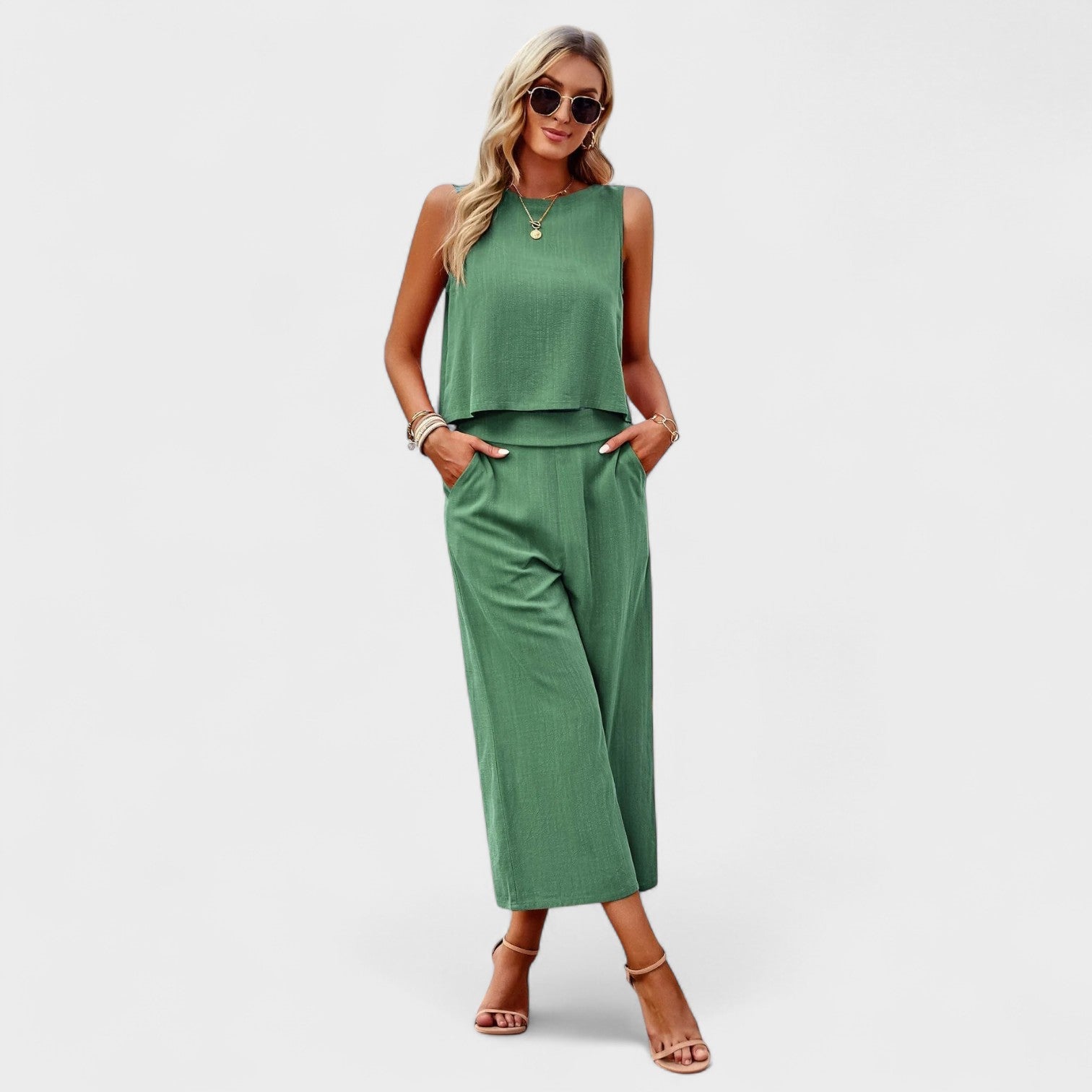 סט פשתן מוניקה