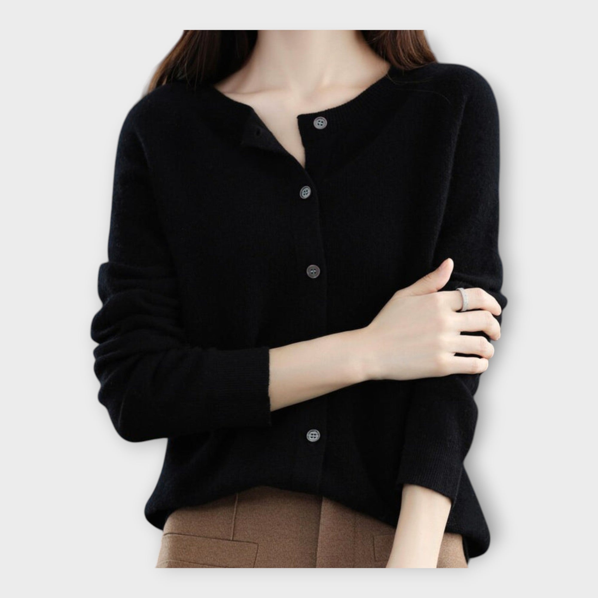 ז'קט אלגנטי עם כפתורים