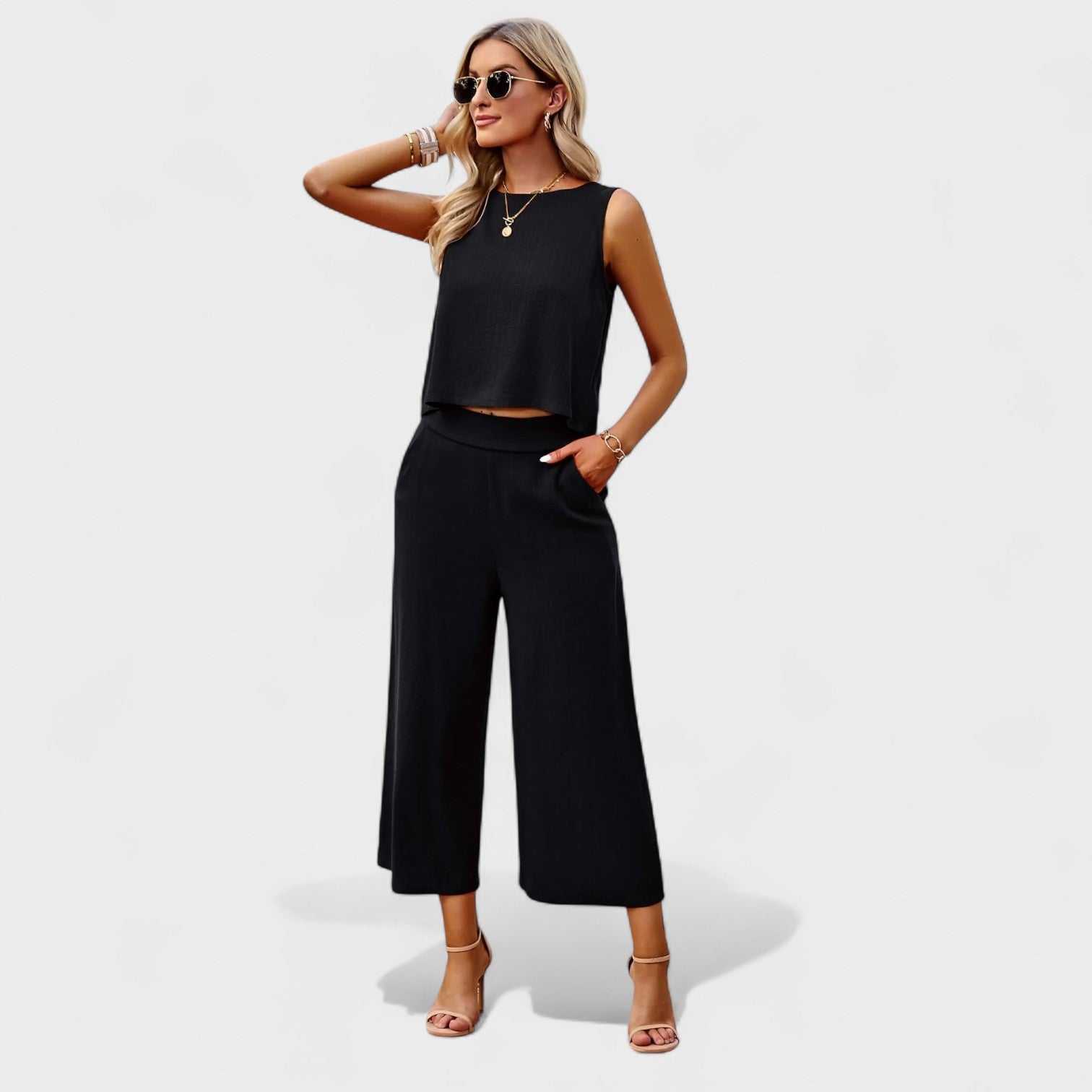 סט פשתן מוניקה