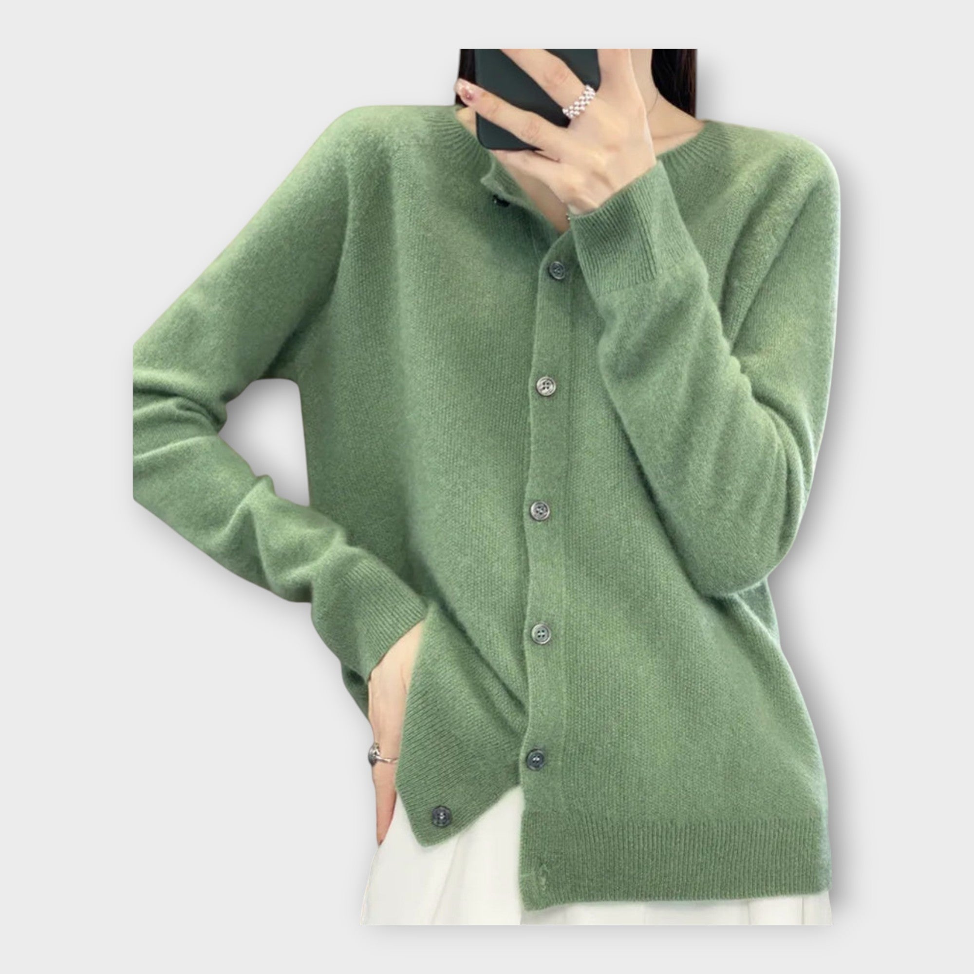 ז'קט אלגנטי עם כפתורים