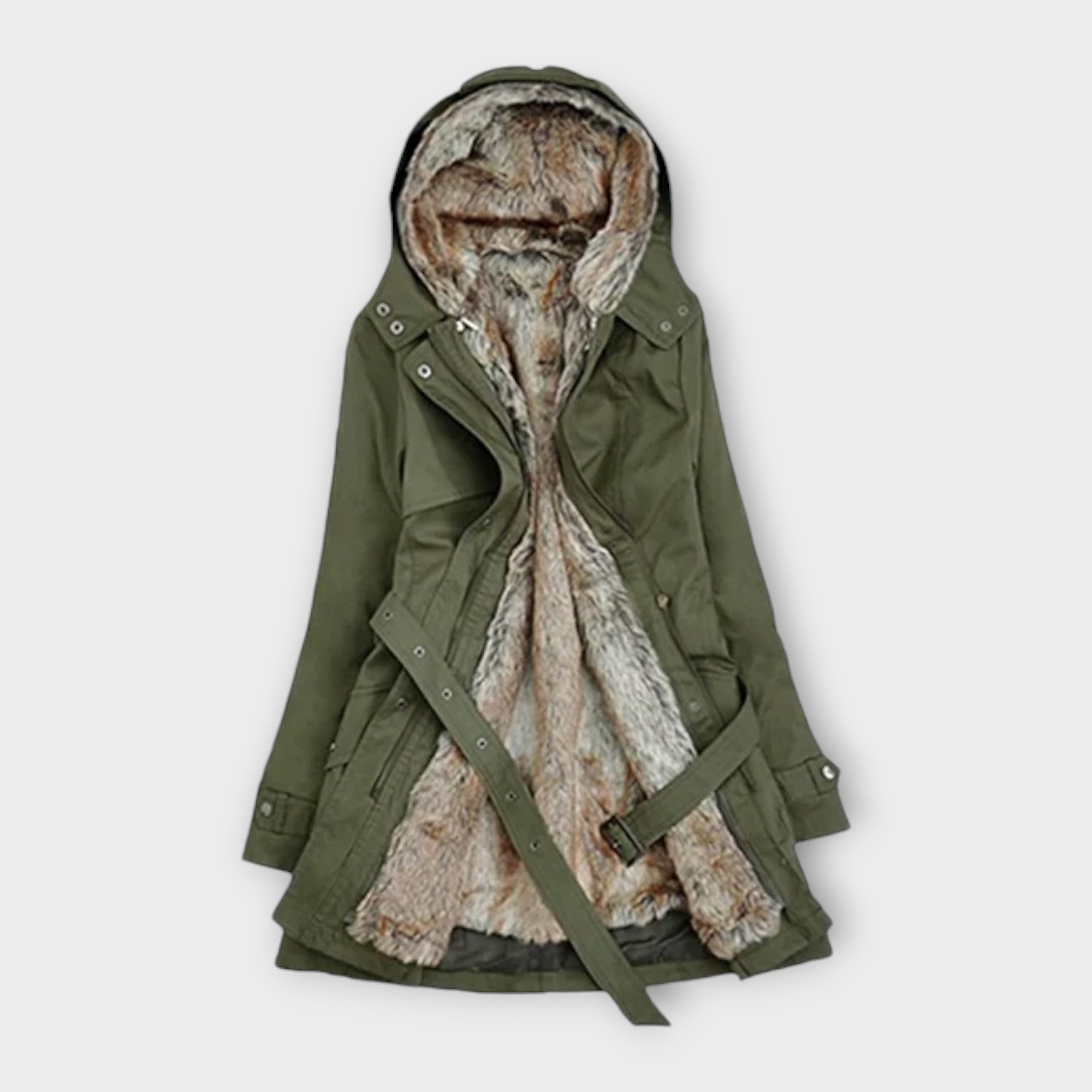 מיקאש - מעיל עם ריפוד פרווה נעים