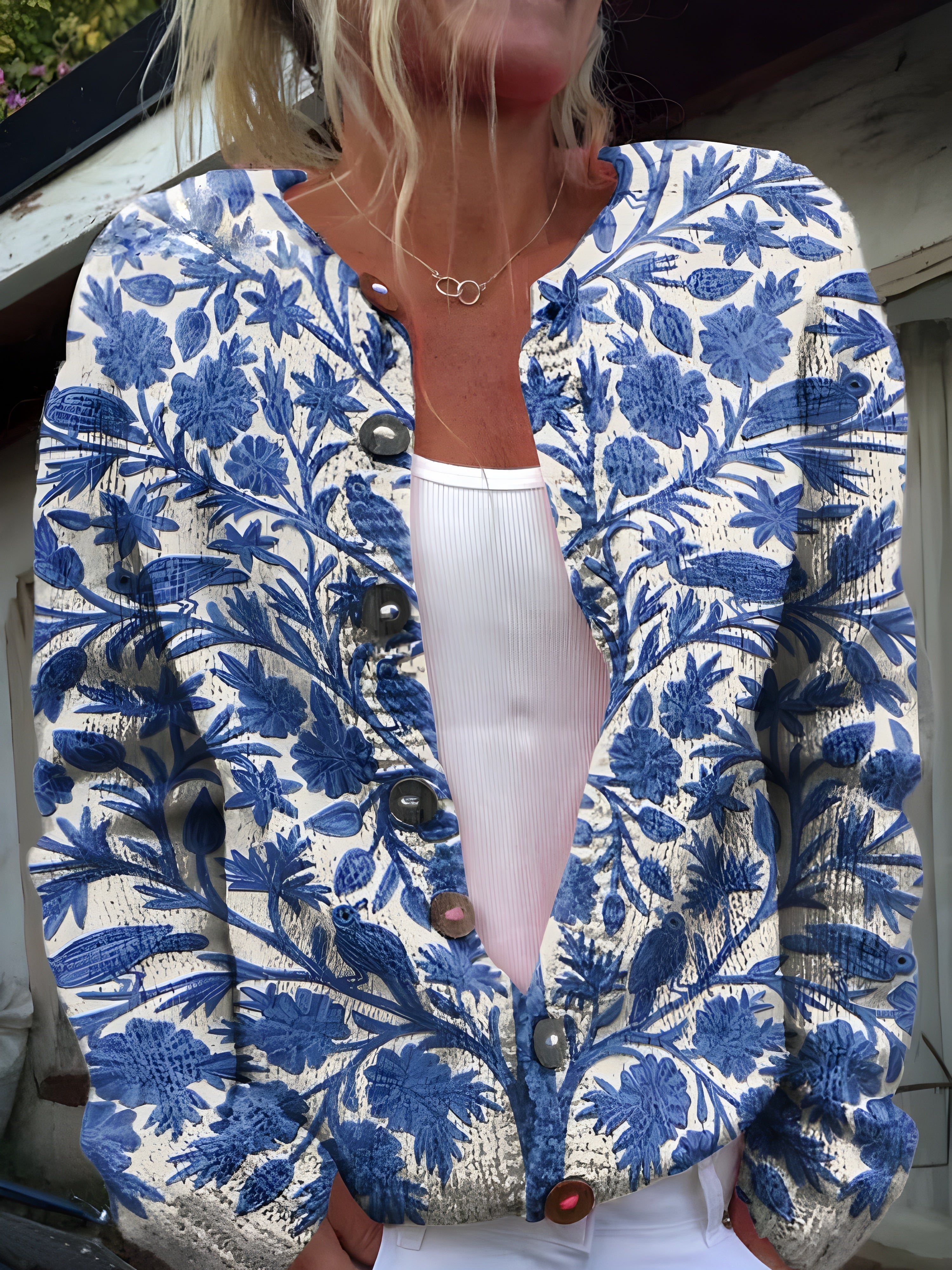 סלינדה – סוודר פרחוני