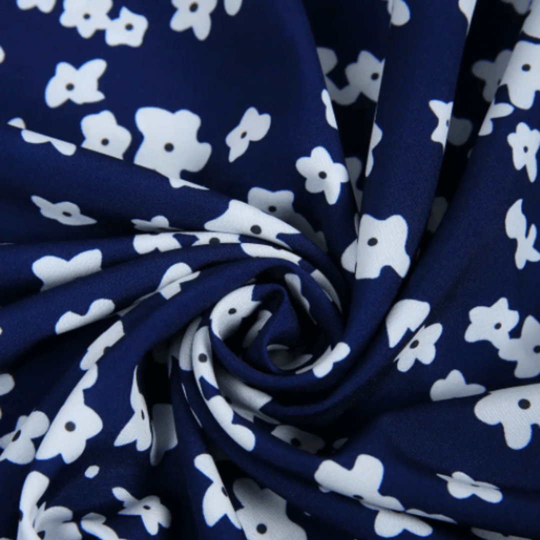 פולה - שמלת פרחים אלגנטית מבד פרימיום