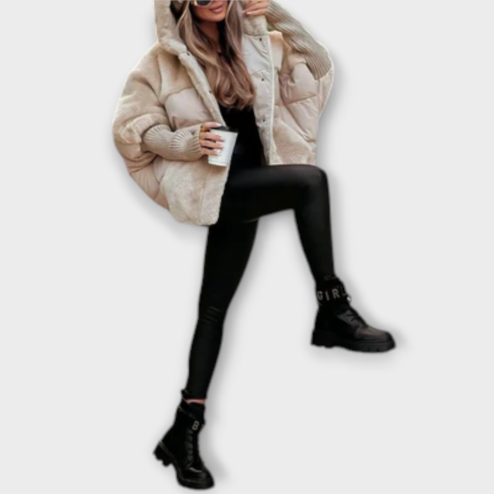 אבה - מעיל פופר אלגנטי