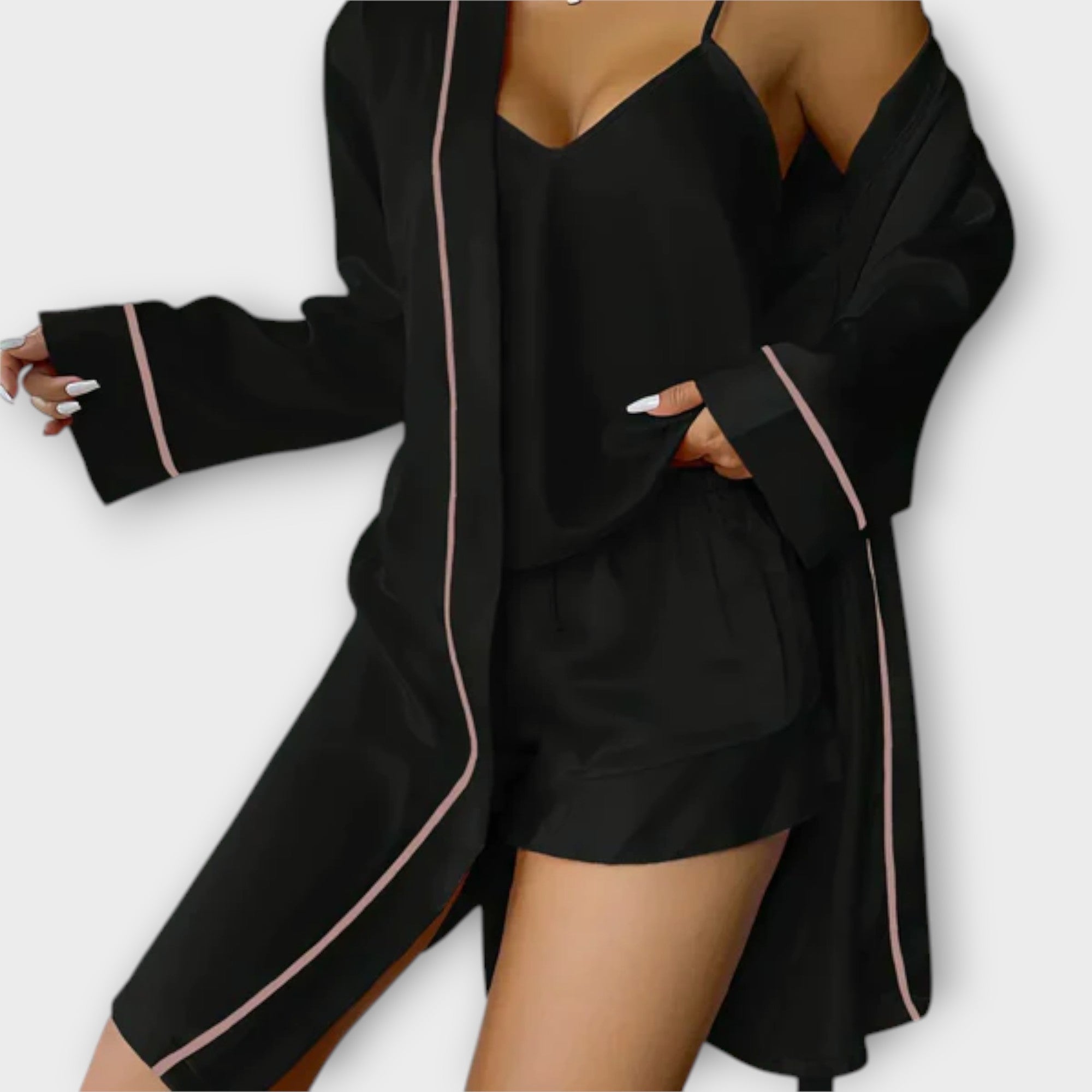 פלאסיטה – סט פיג'מה נוח של 3 חלקים