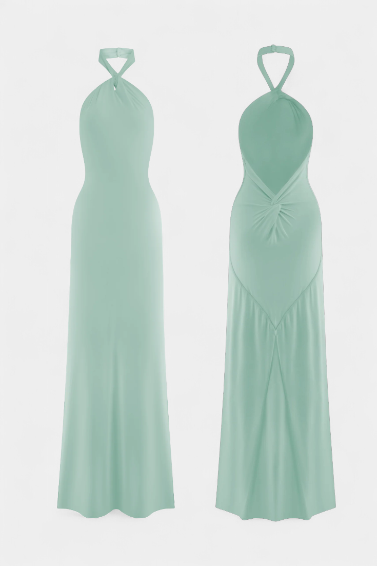 סלינה – שמלת חצי צוואר