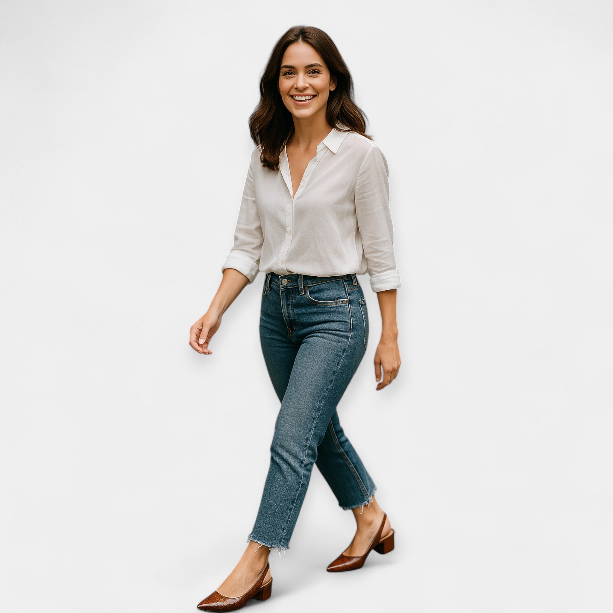 נעלי עקב עם פרטים יוקרתיים