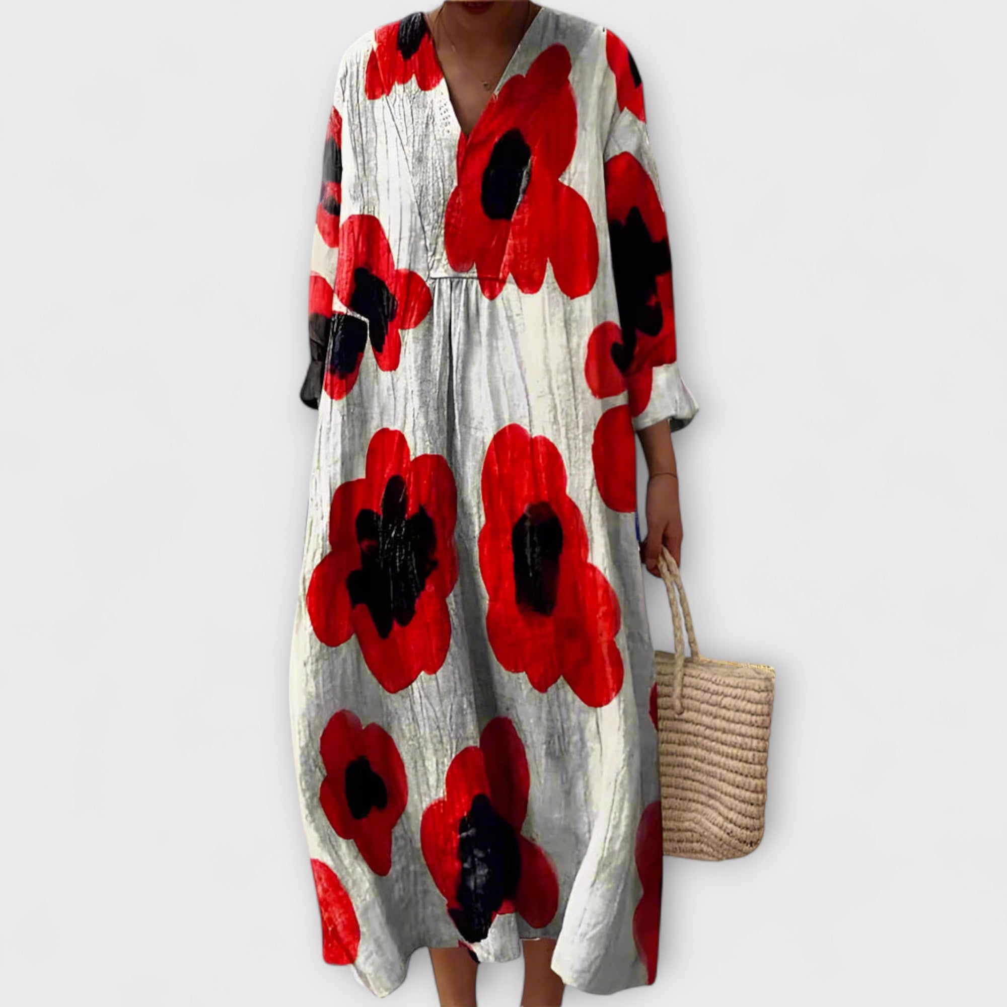 מרלה - שמלה אלגנטית בעיצוב גיאומטרי