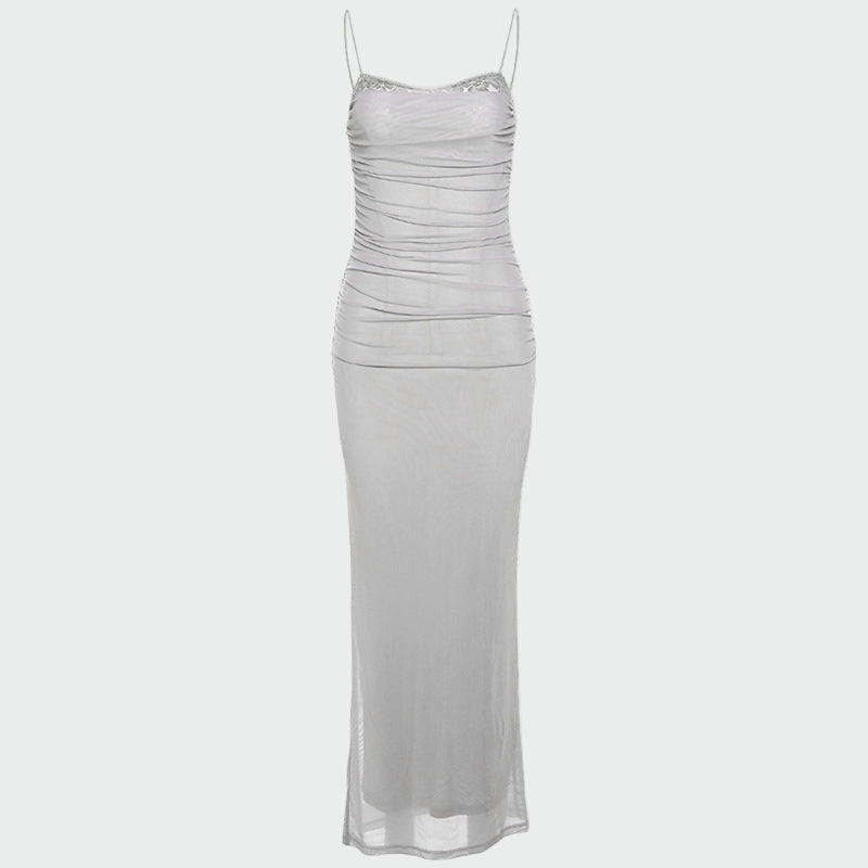 אורי | שמלת מקסי מבד טול