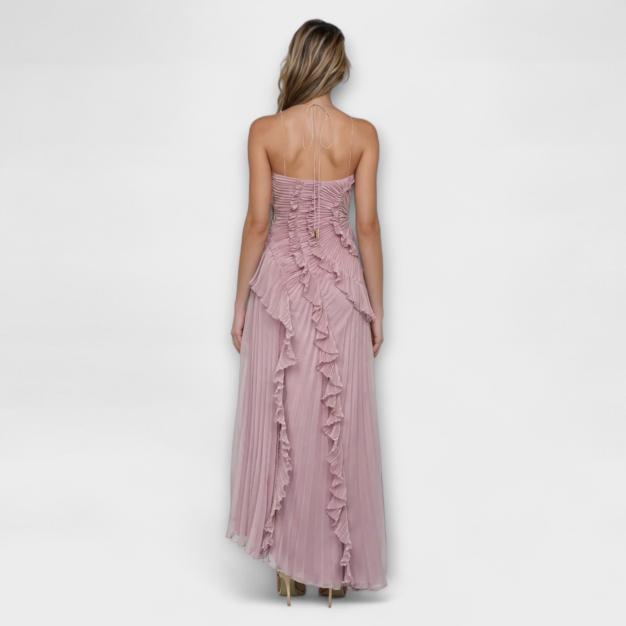 אליסיה - שמלה ארוכה אלגנטית ללא שרוולים