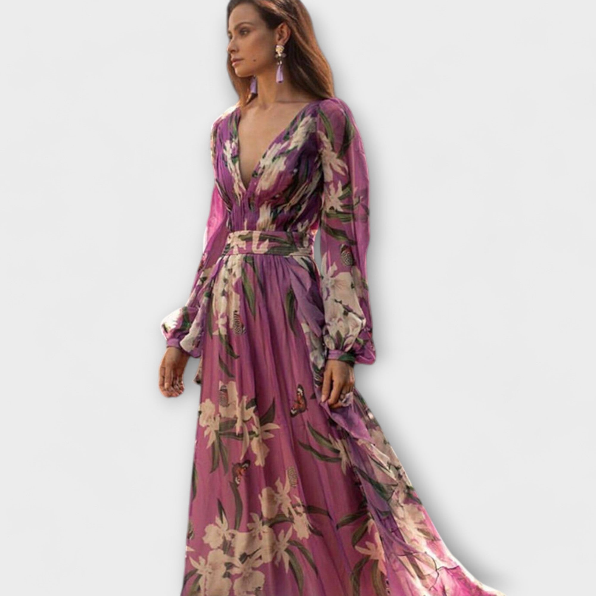 שמלת מקסי אלגנטית באיכות גבוהה