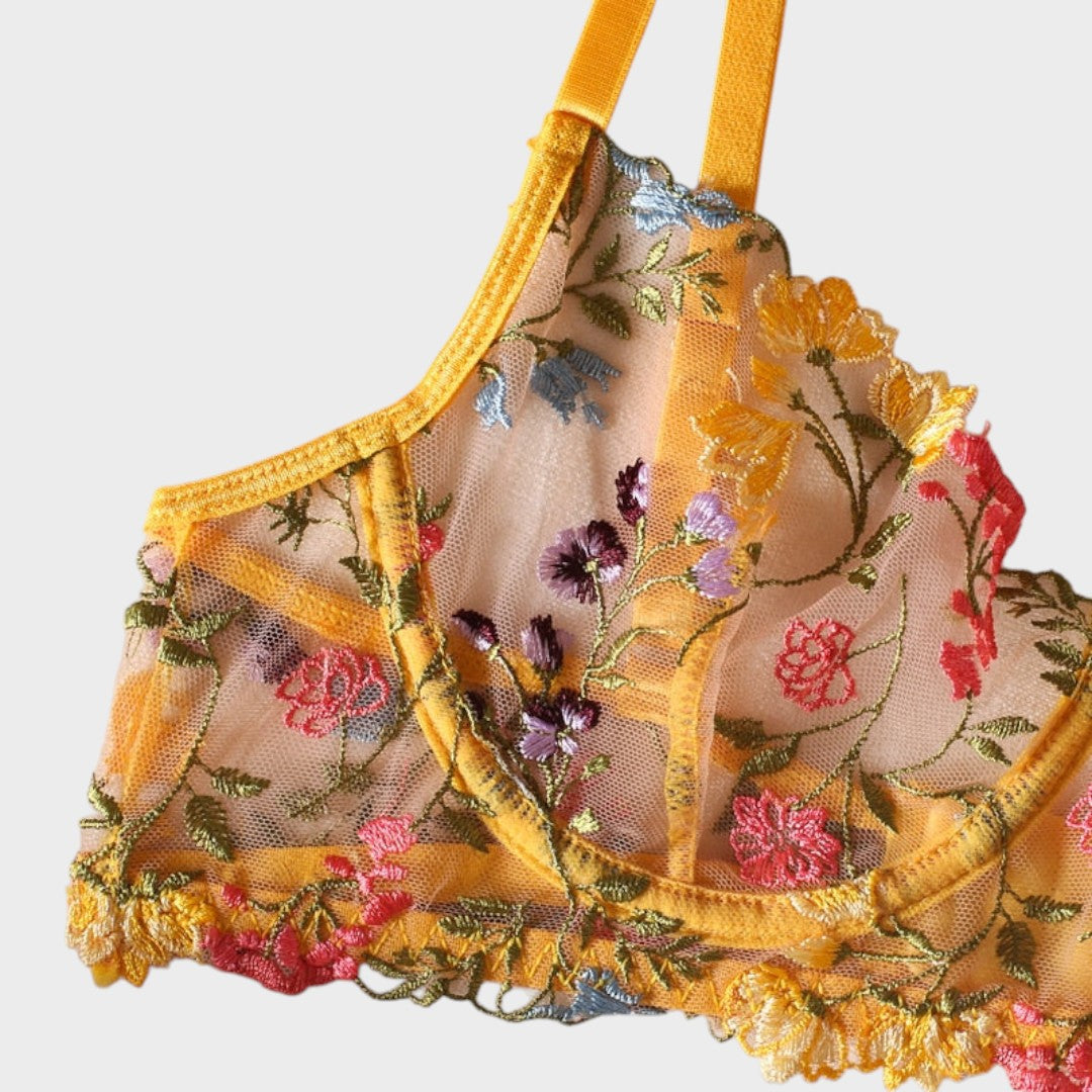 דייזי | סט תחתונים צרפתי של 3 חלקים