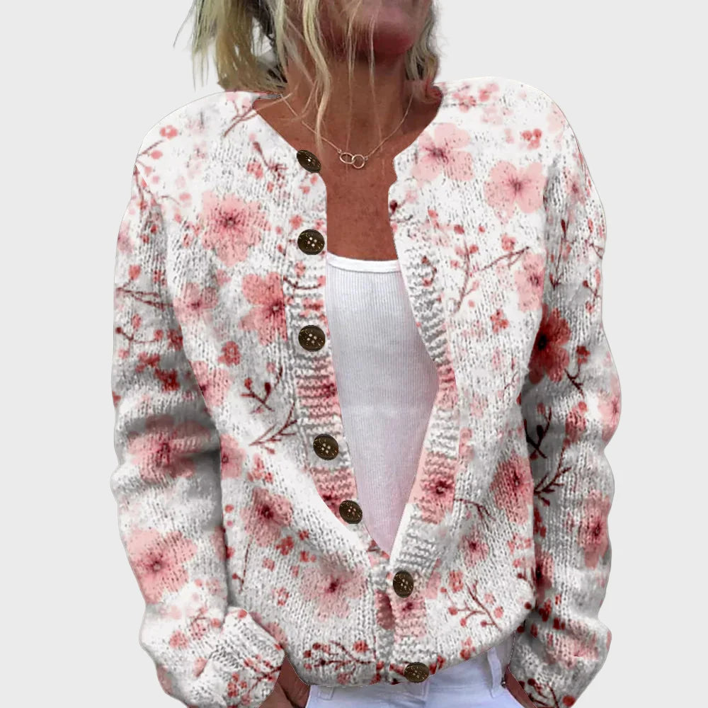 גופיית סריג אלגנטית עם דגם