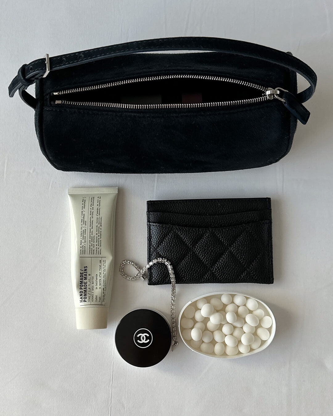 מיני תיק צד מעור זמש דניקה