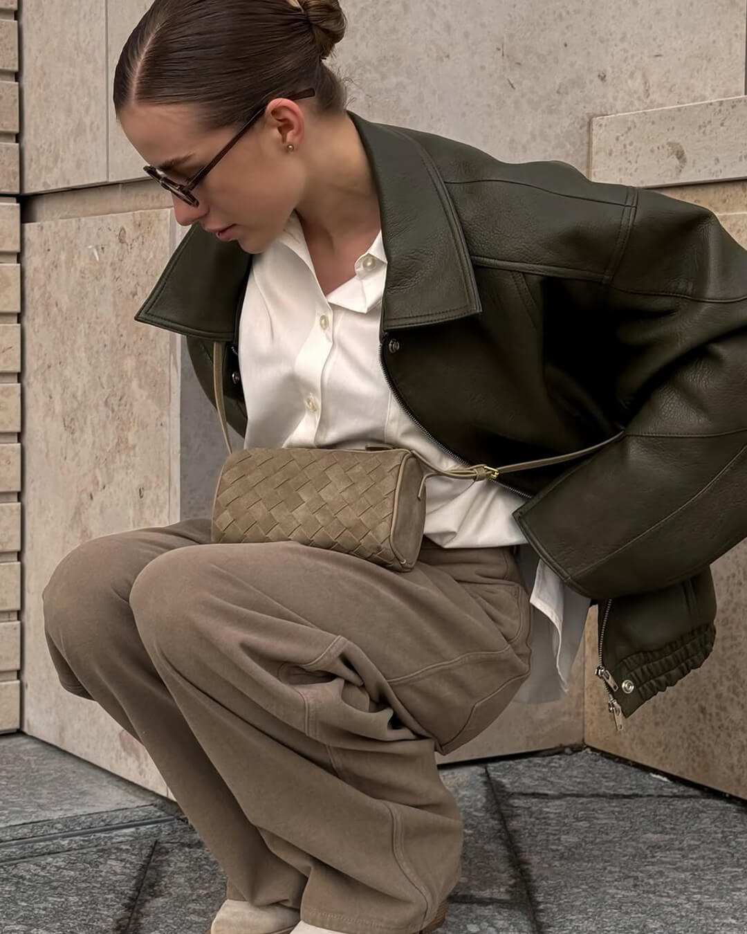 תיק ג'סיקה מעור זמש קלוע