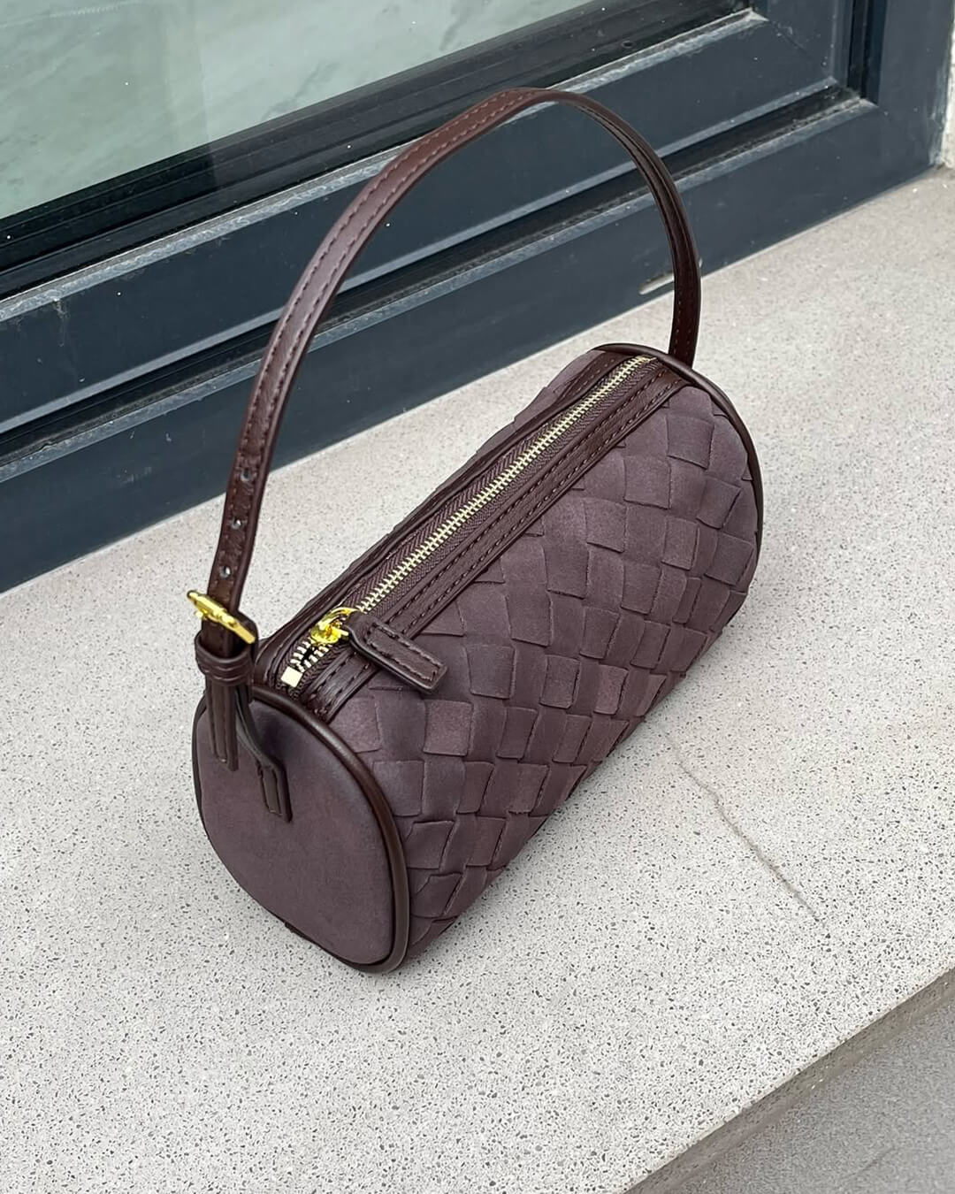 תיק ג'סיקה מעור זמש קלוע