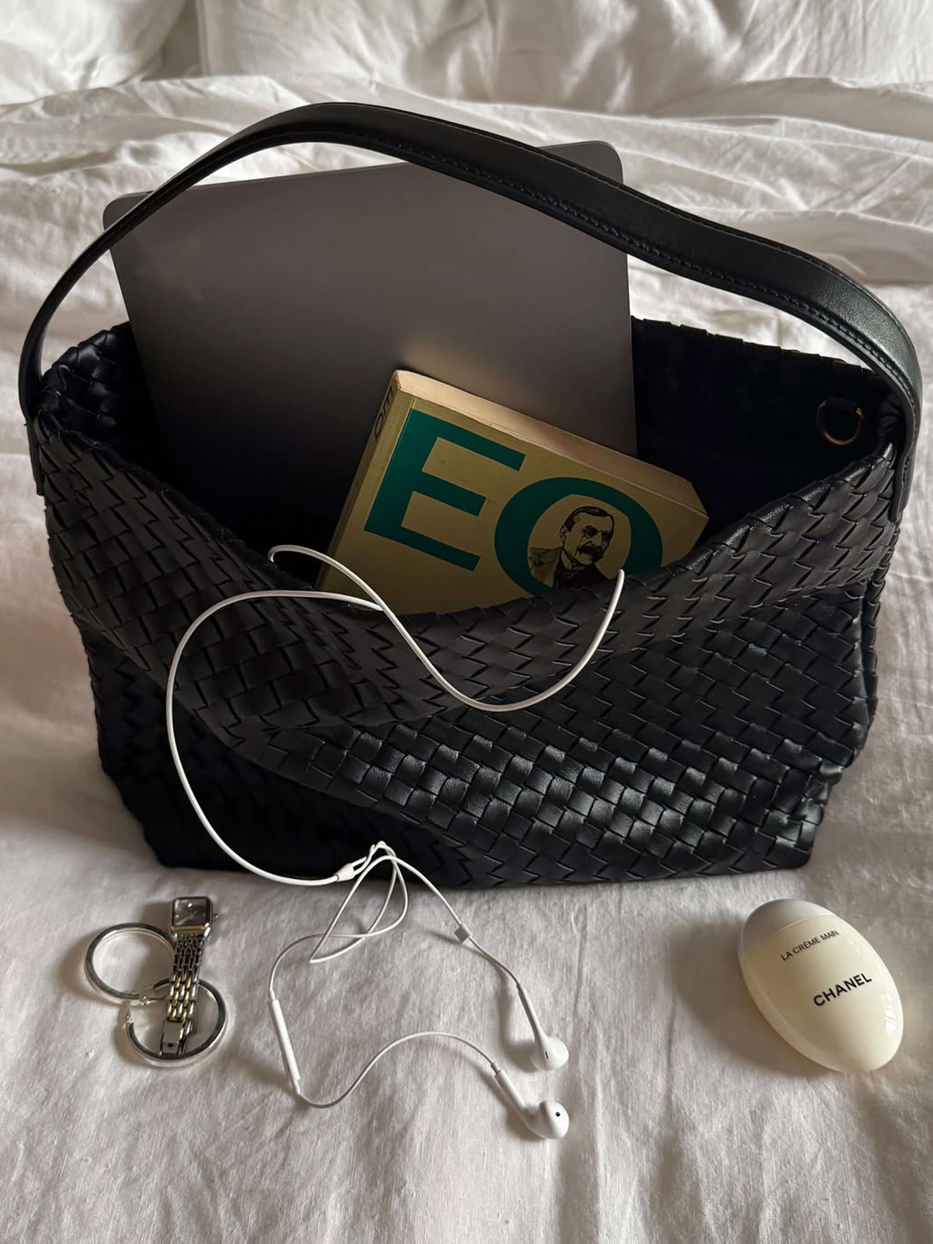 תיק טוט ארוג מרגרט