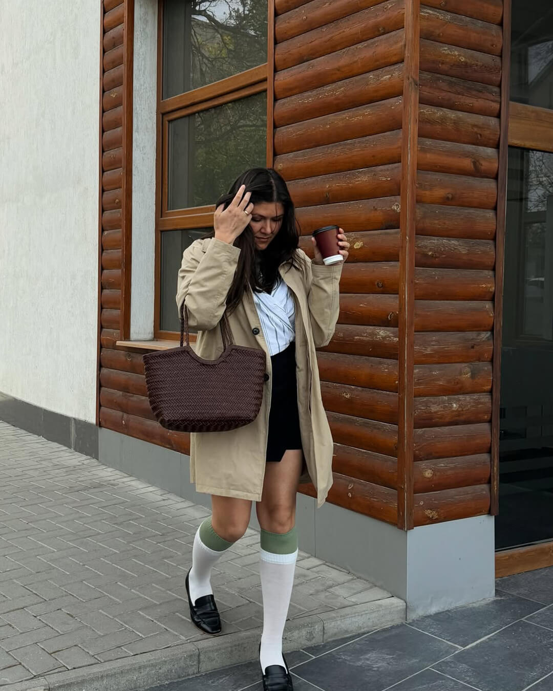 תיק ריקה מעור סינתטי קלוע