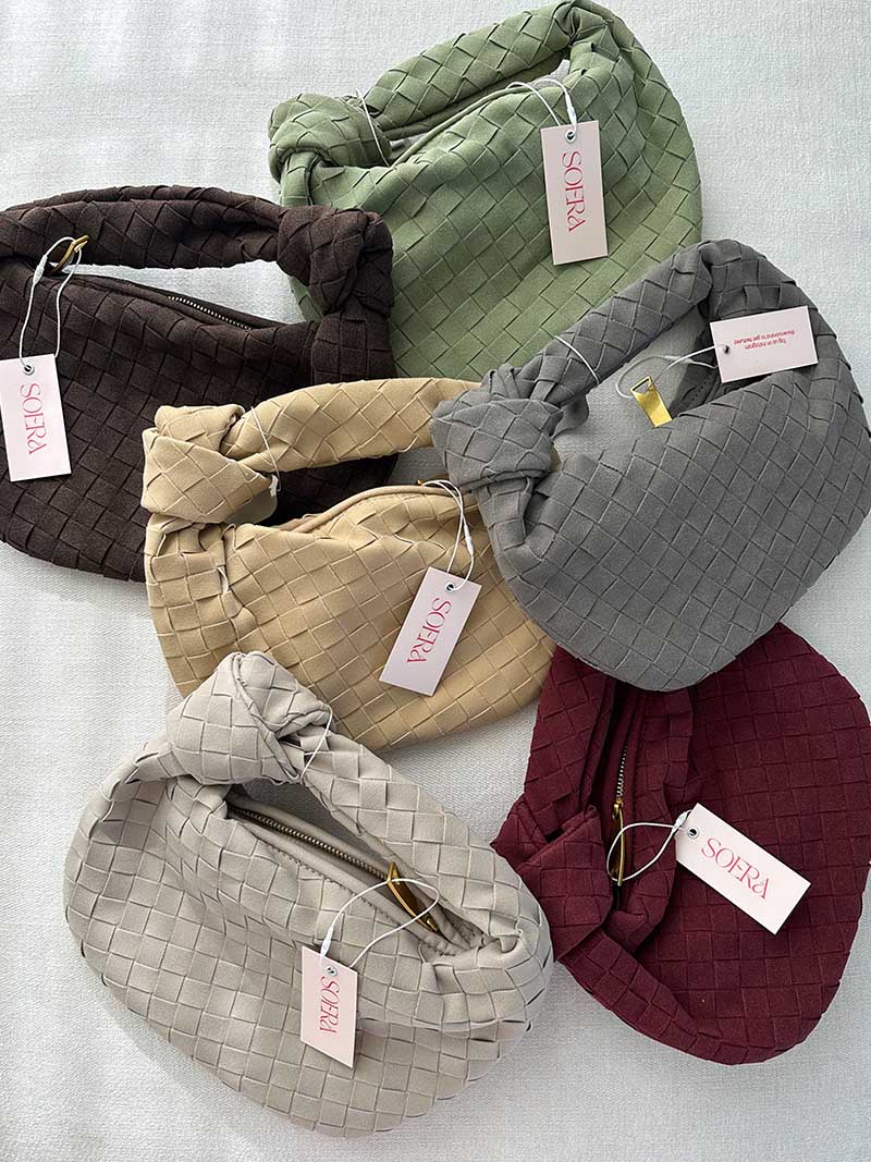 תיק בד מיני זמש