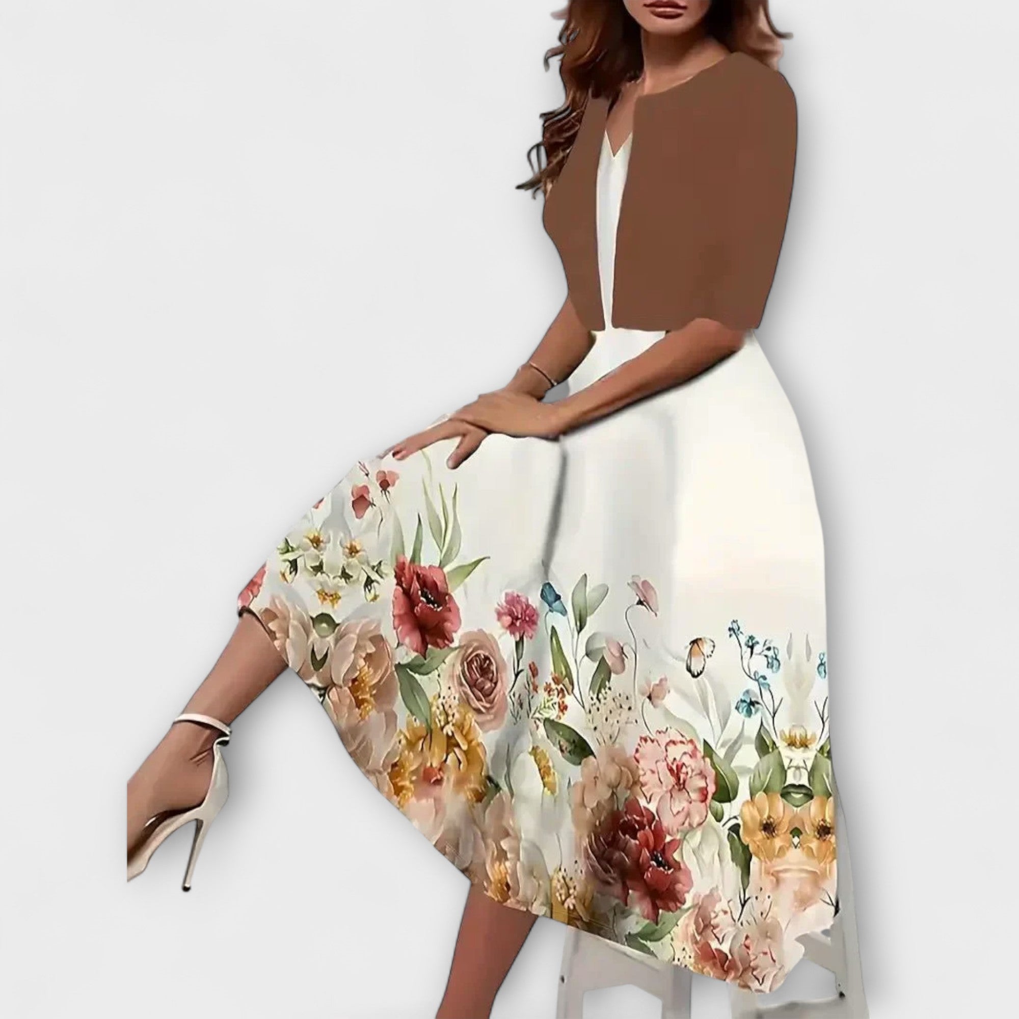 שמלת מידי לנשים עם בלייזר