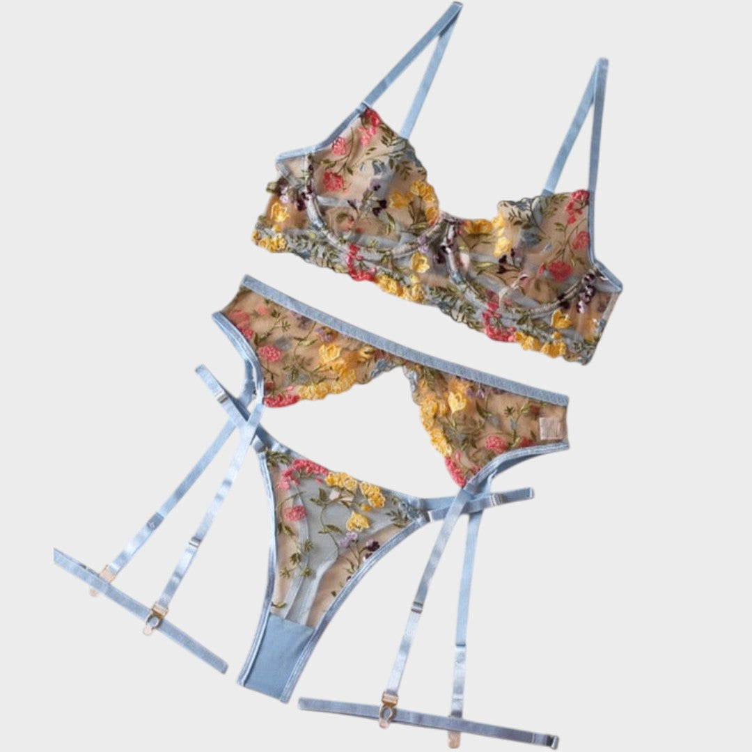 דייזי | סט תחתונים צרפתי של 3 חלקים