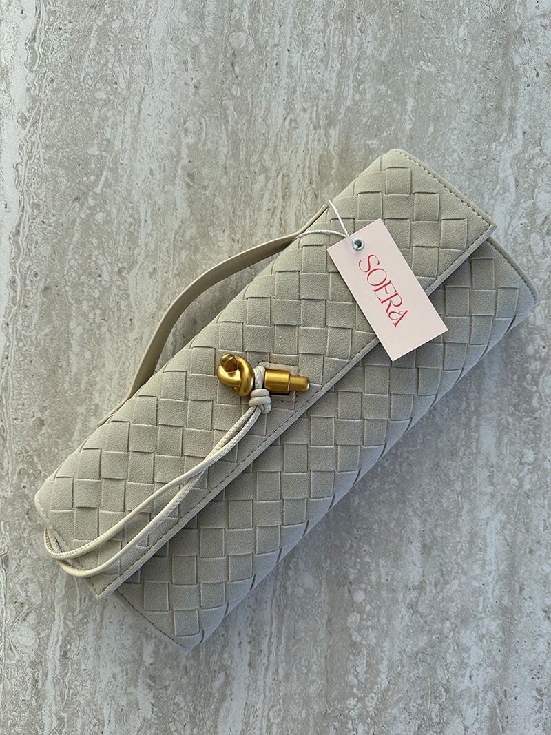 תיק עור זמש ביanca