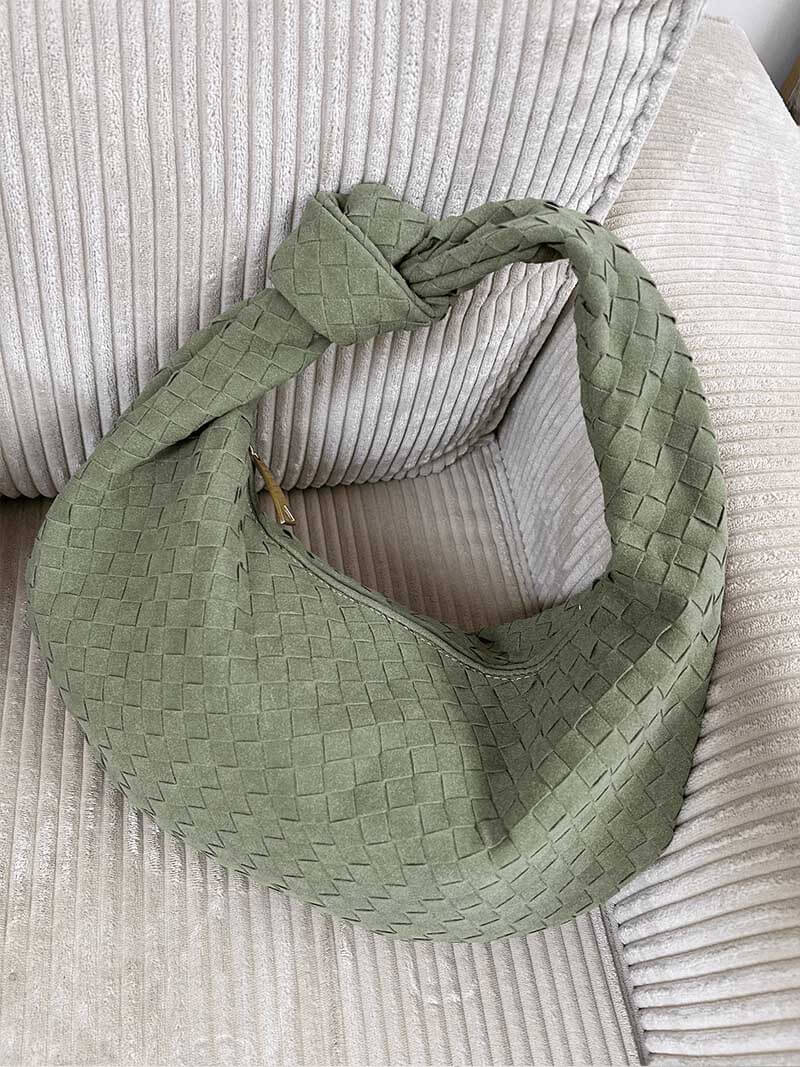 תיק בד בינוני מעור זמש