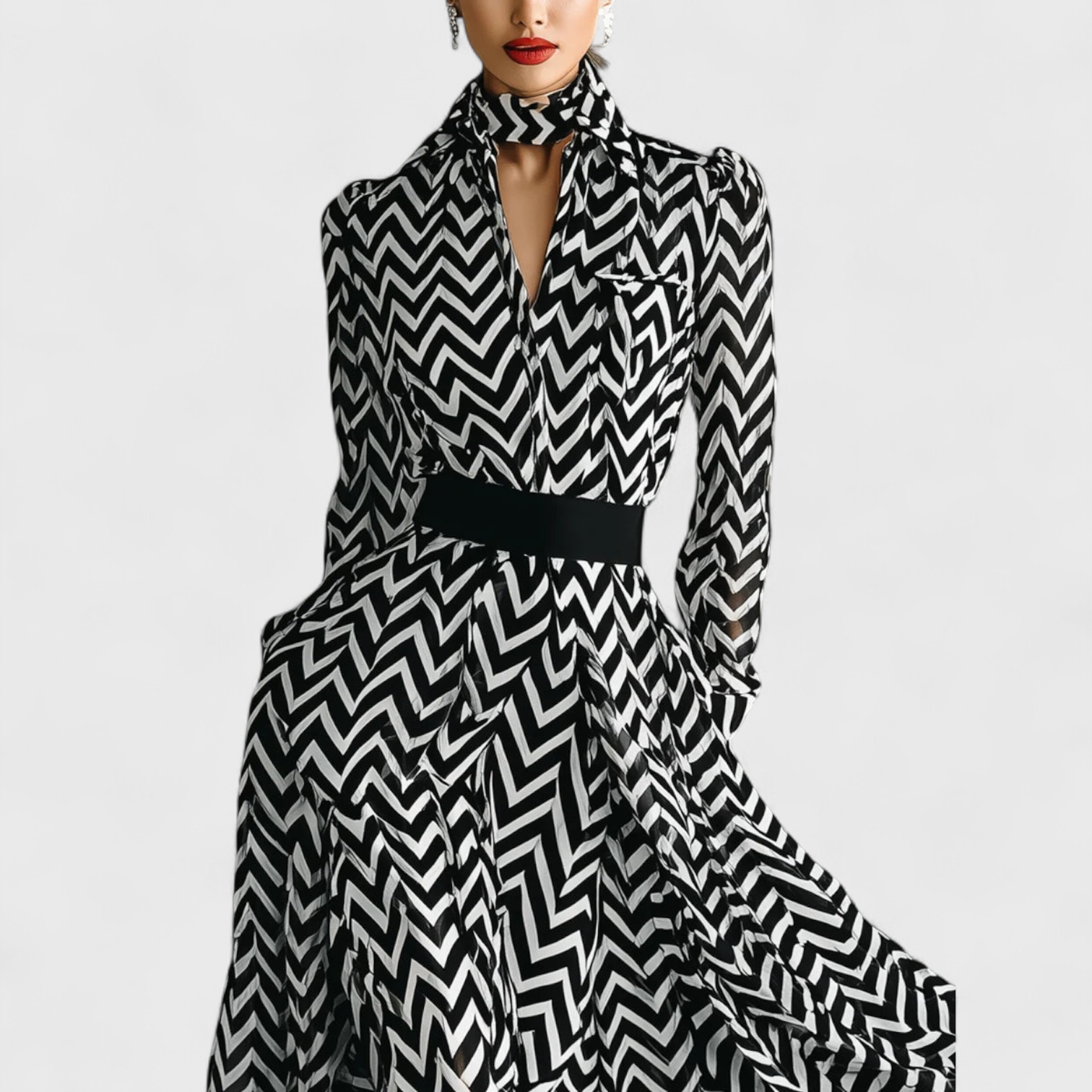 שמלת מקסי של יארה שיפון