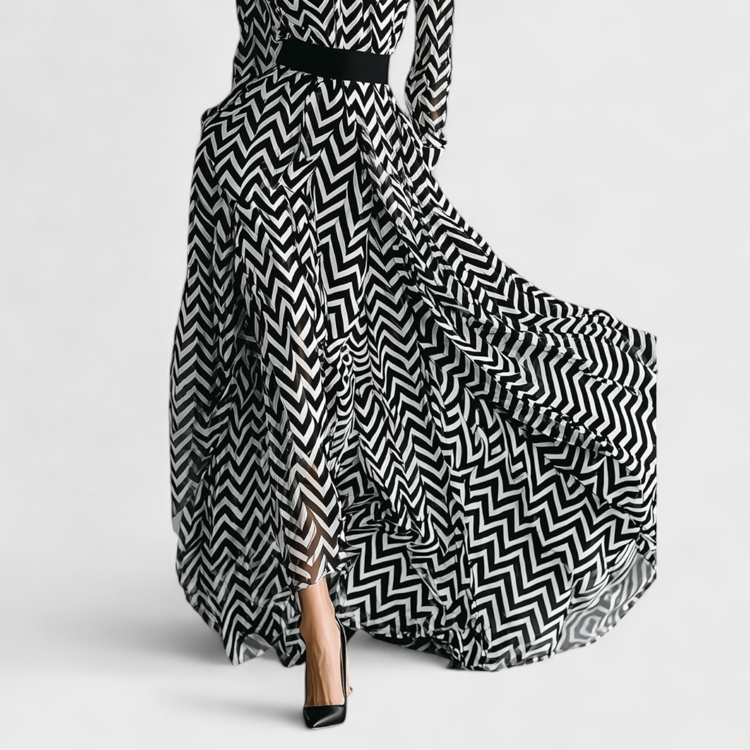 שמלת מקסי של יארה שיפון