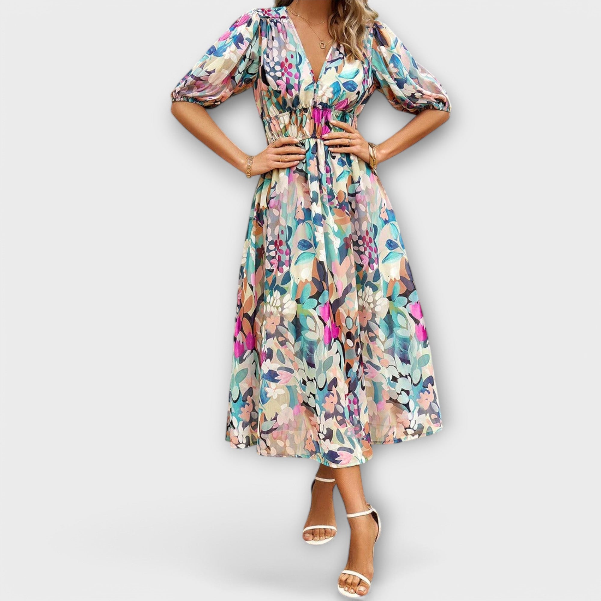 מתילדה - שמלת מידי אלגנטית