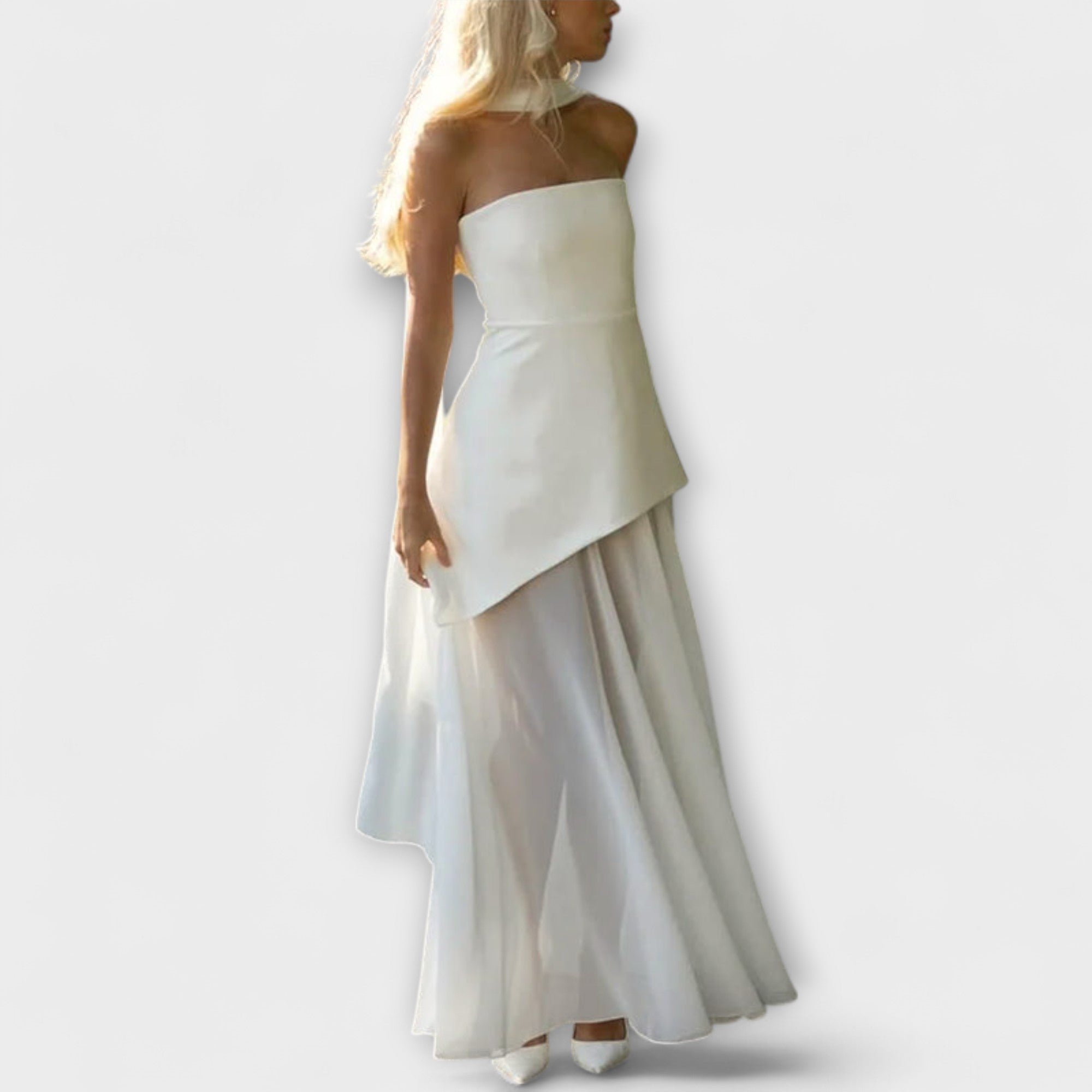 גולדי - שמלת מקסי משי