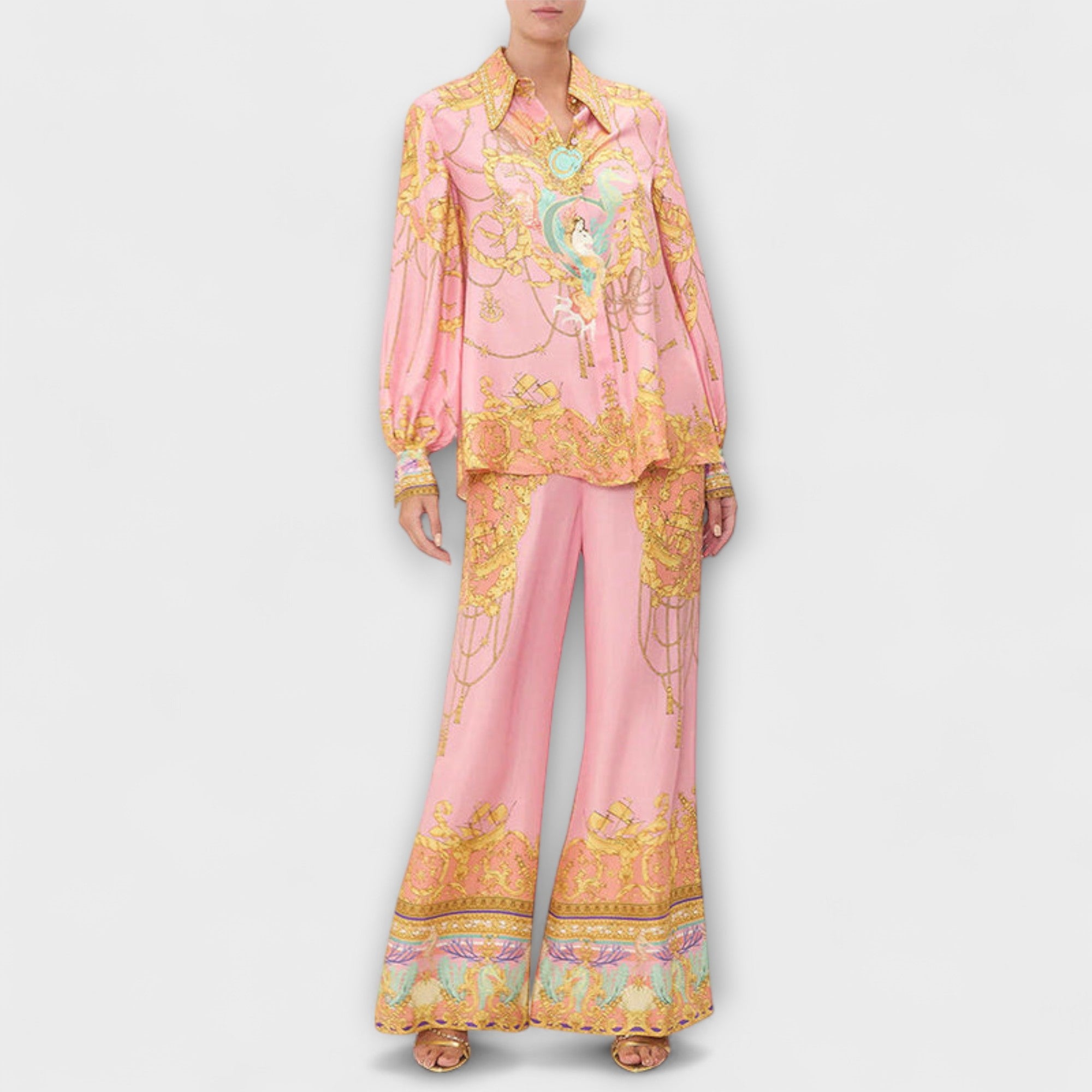 סאג' - חולצת מרלין relaxed ומכנסי מותן אלסטיים