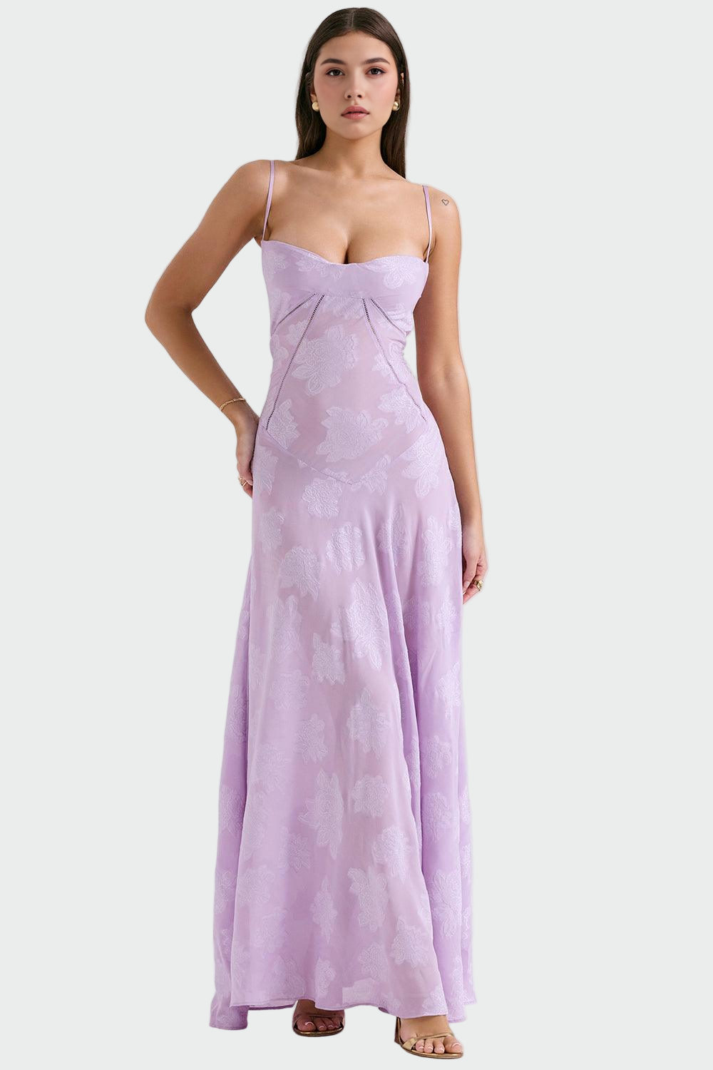 שמלת פרחים ארוכה