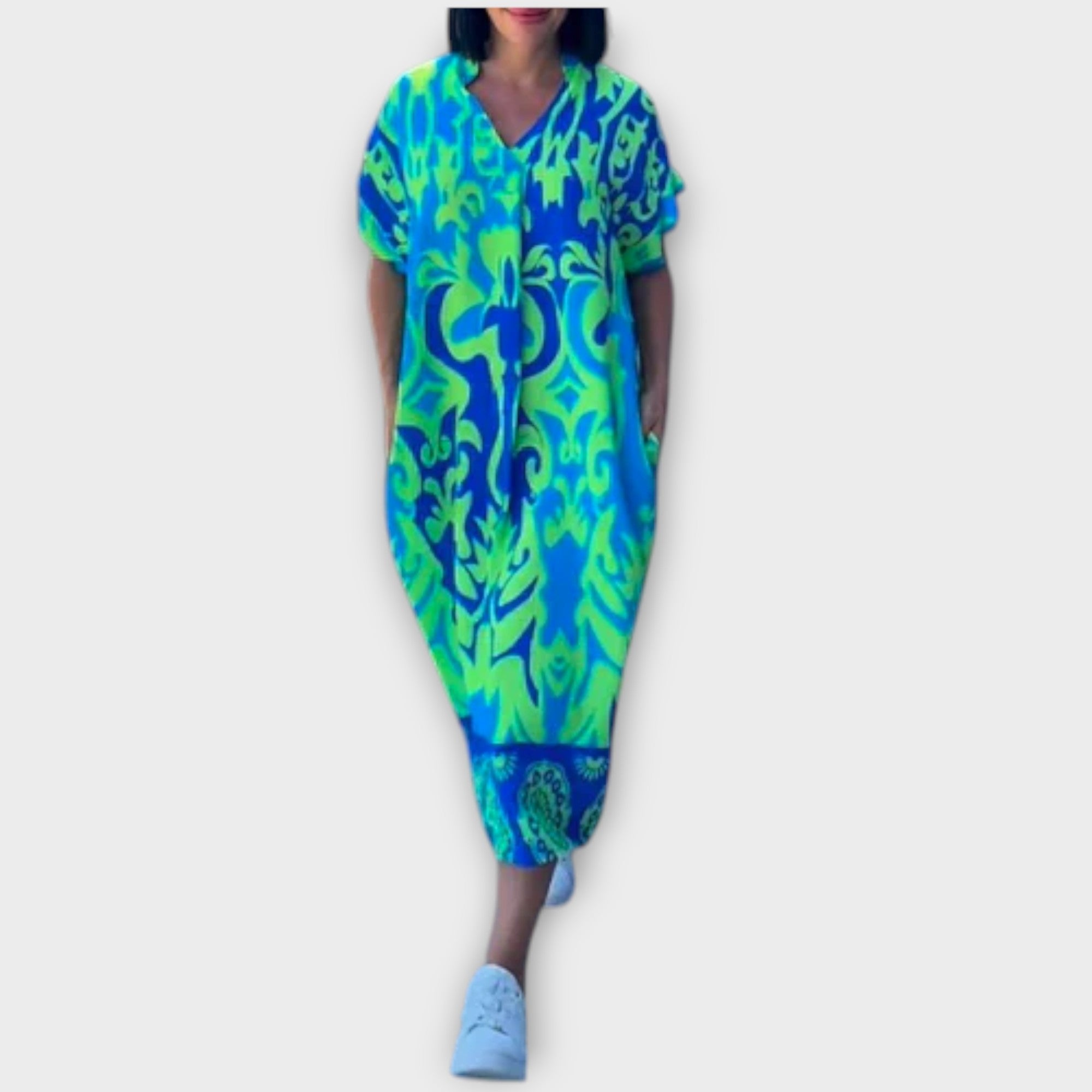 אֵלֵנָה - שמלת פרחים אלגנטית