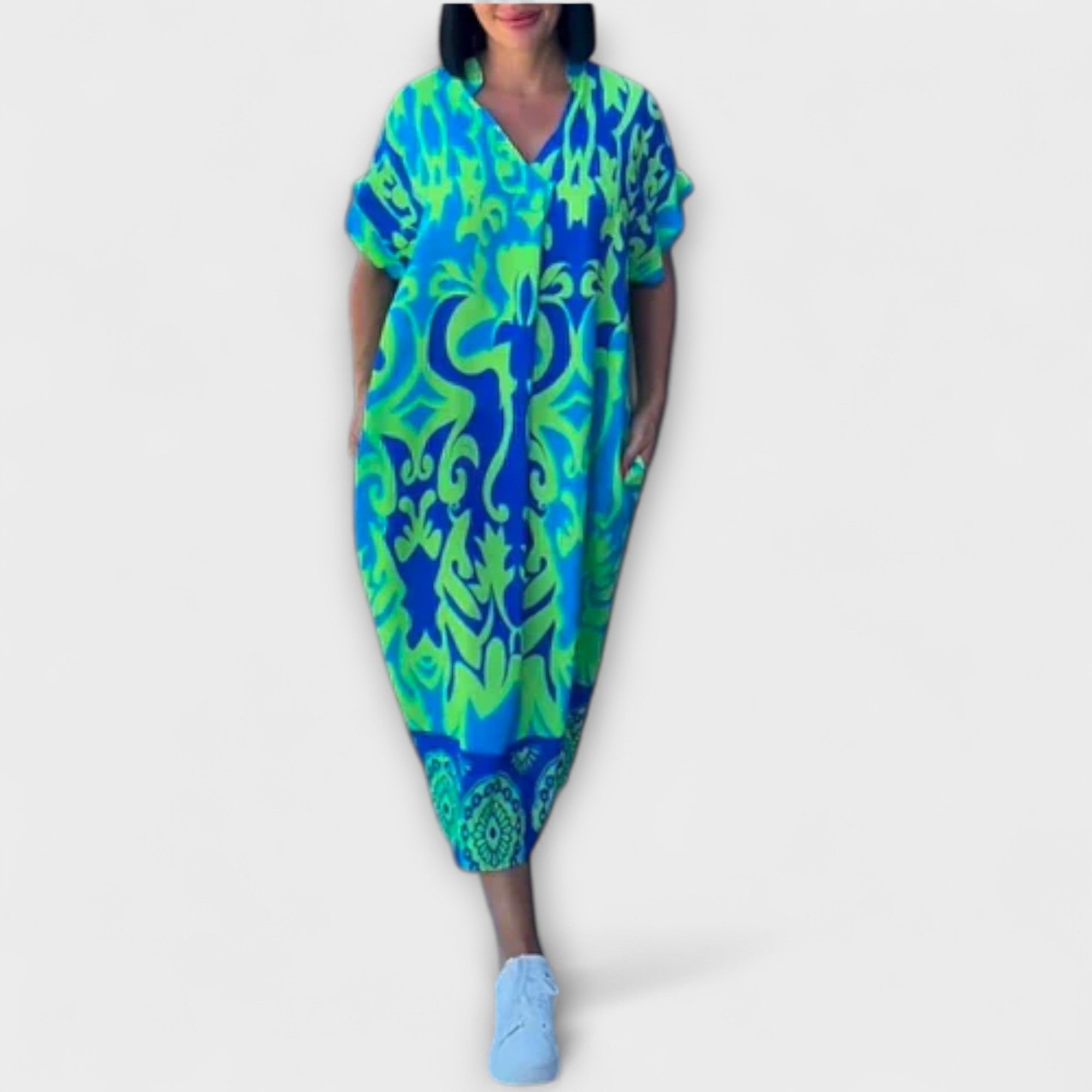 אֵלֵנָה - שמלת פרחים אלגנטית